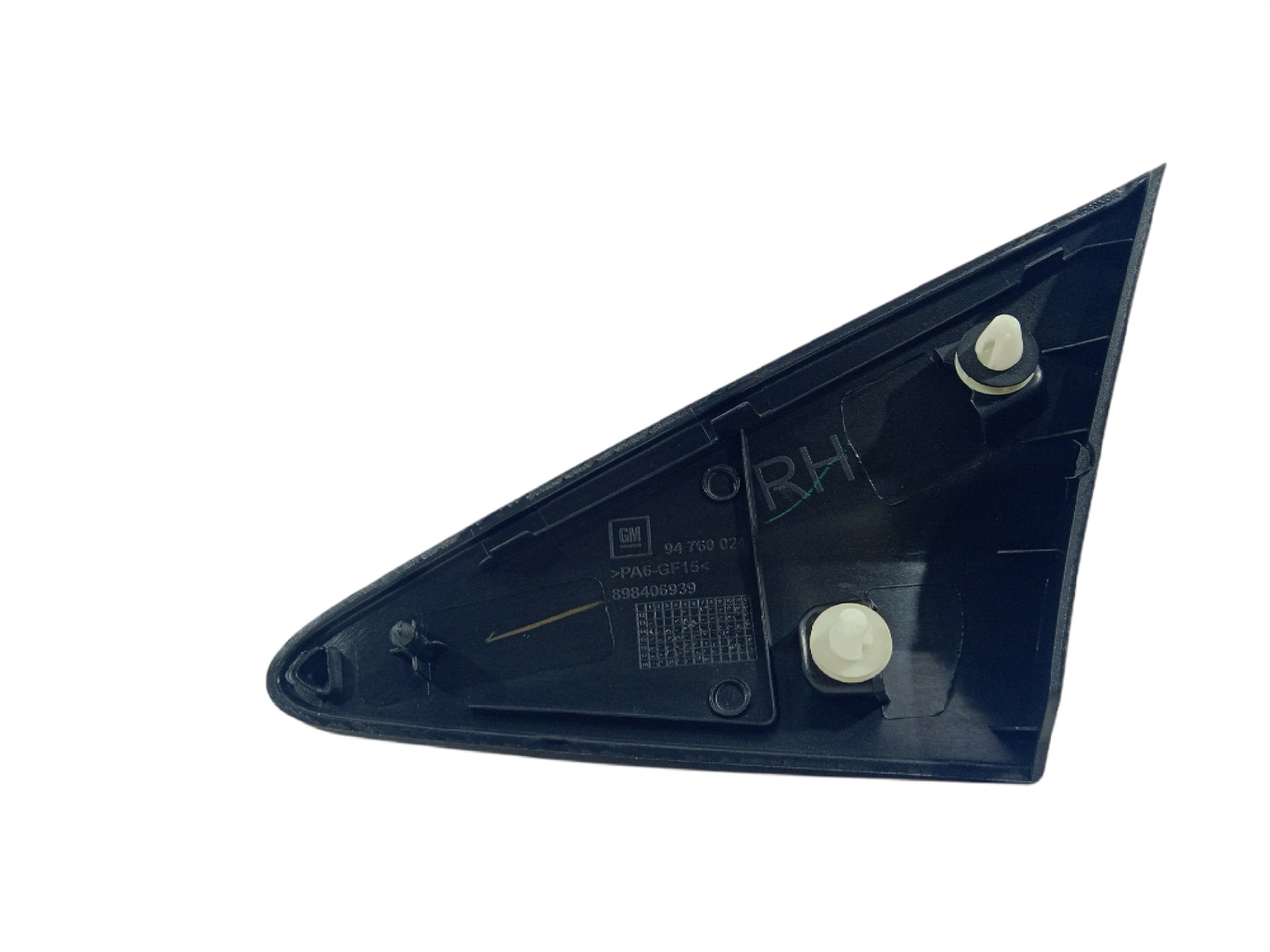 Moldura  Do Retrovisor Direito Chevrolet Onix 2018  Usada  Preto
