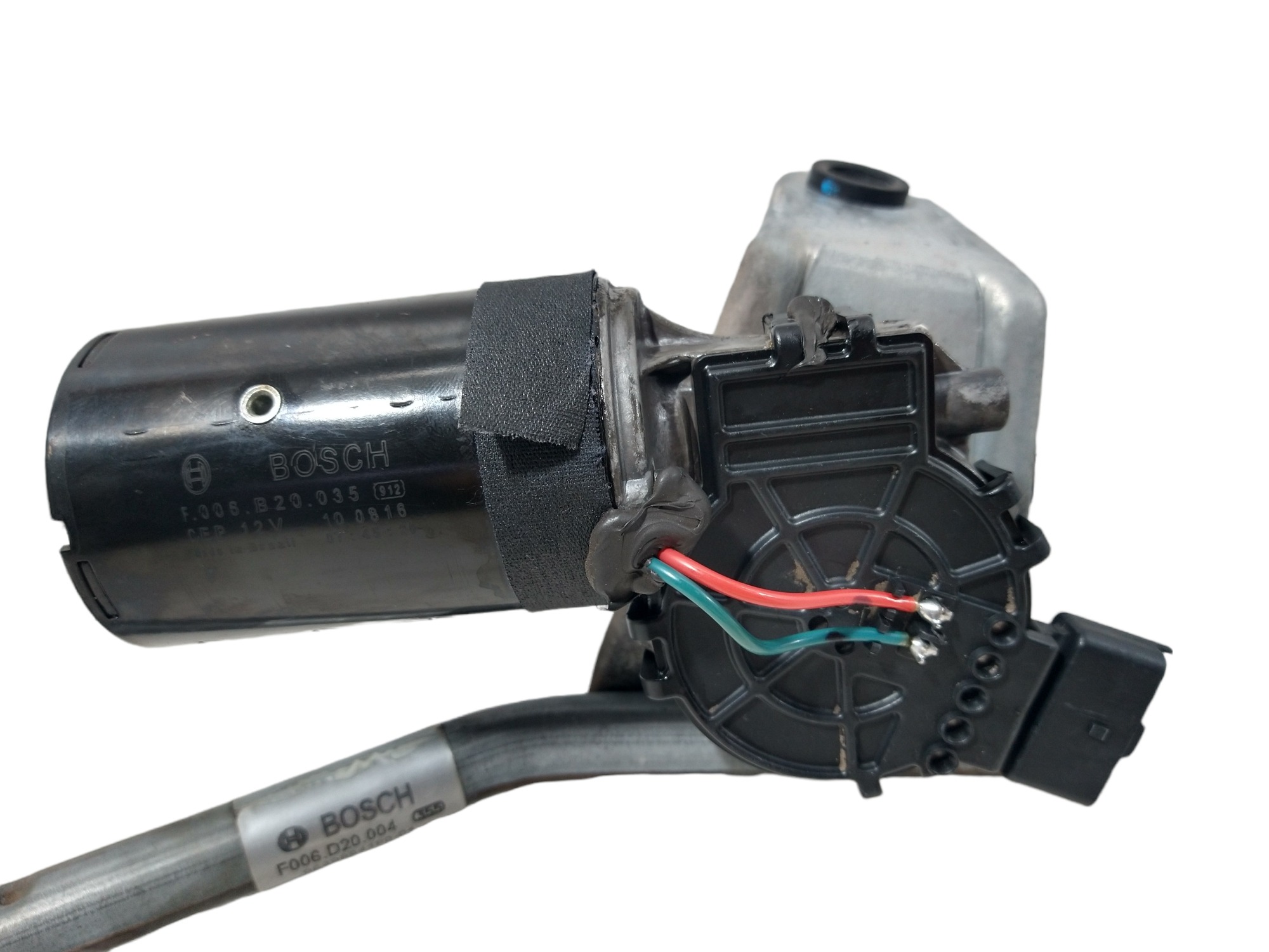 Motor Limpador Do Para-brisa Peugeot 207 1.4 2010 5