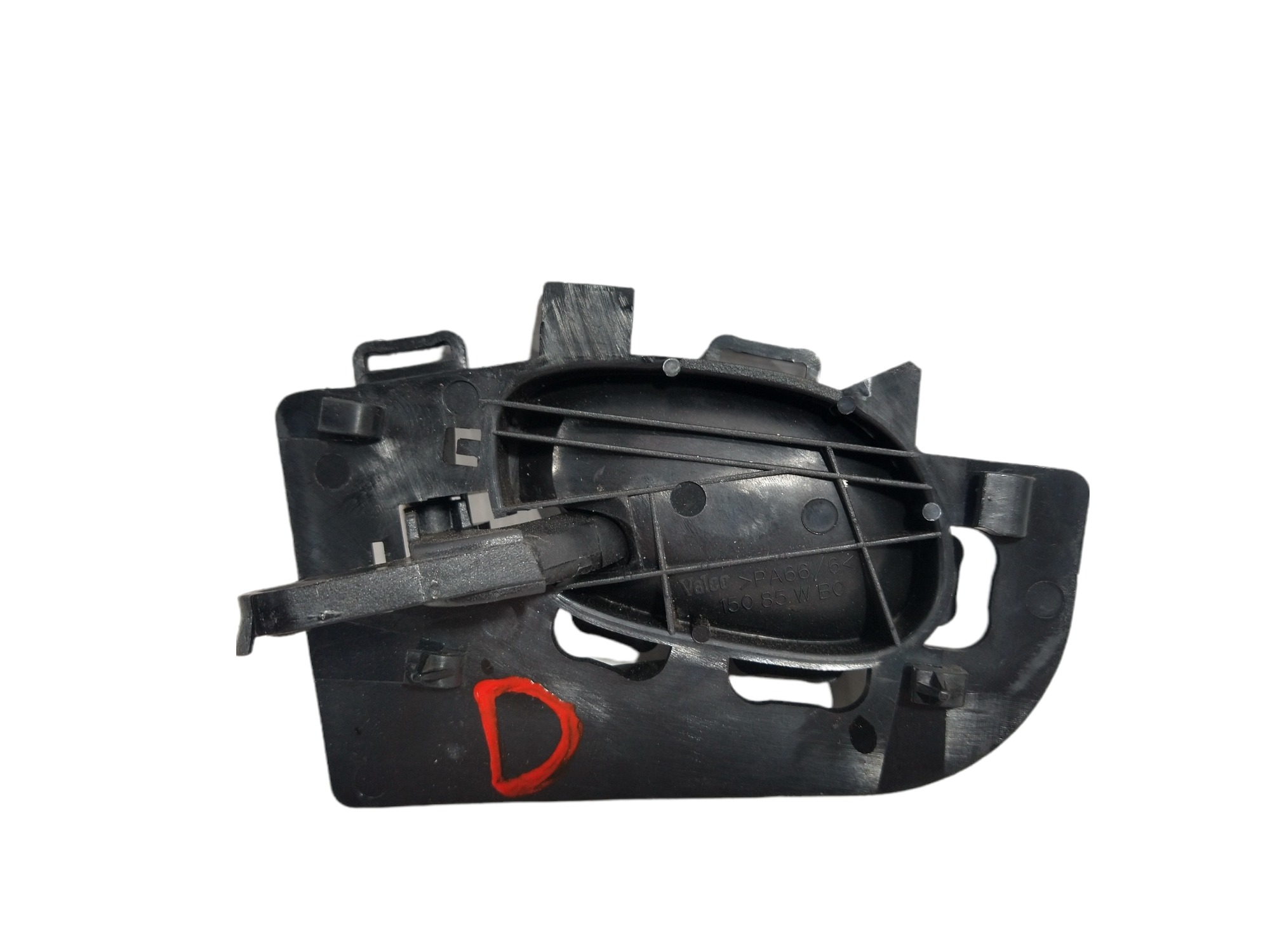 Maçaneta Interna Traseira Direita Peugeot 206 2008  Preto Dianteira/traseira 2