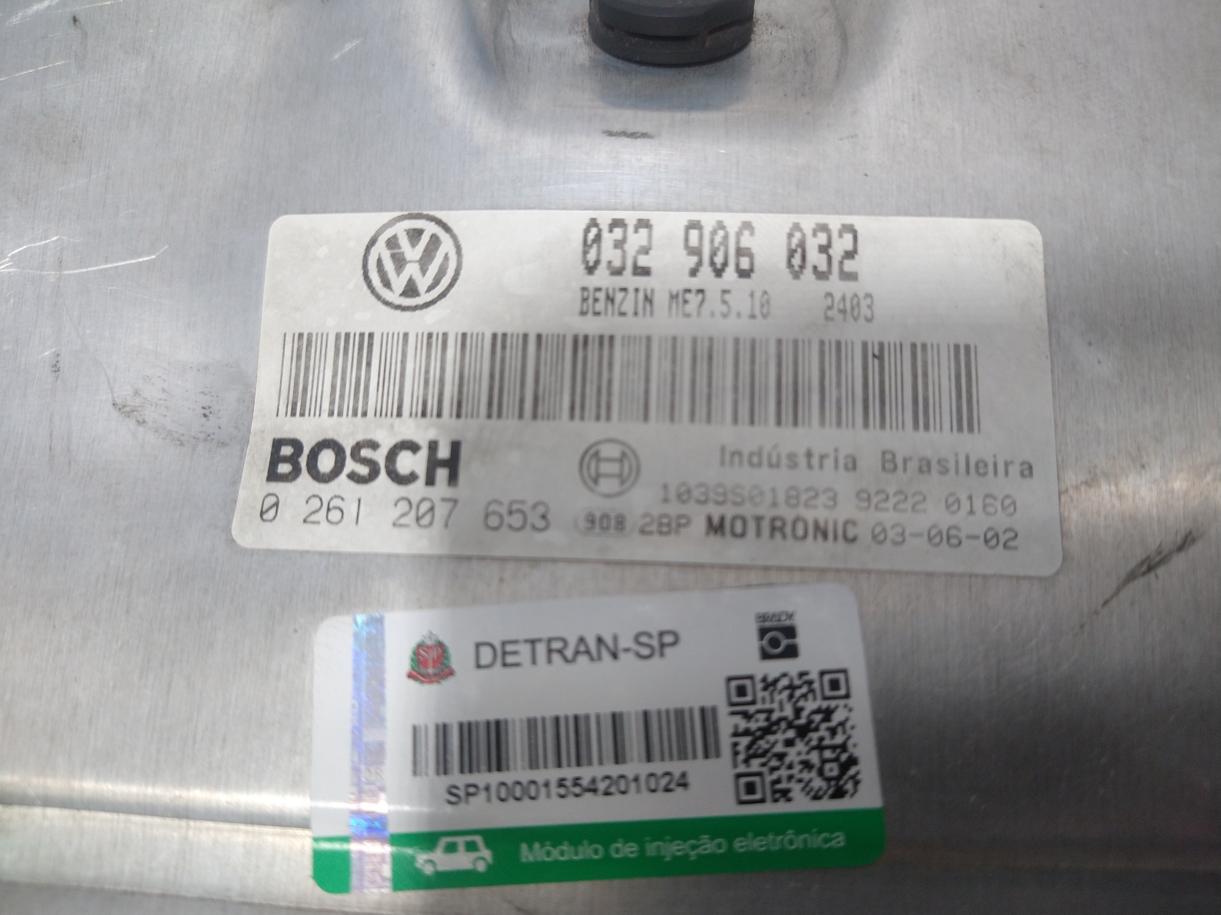 Kit Code Ignição Volkswagen Polo 1.6 2003 9
