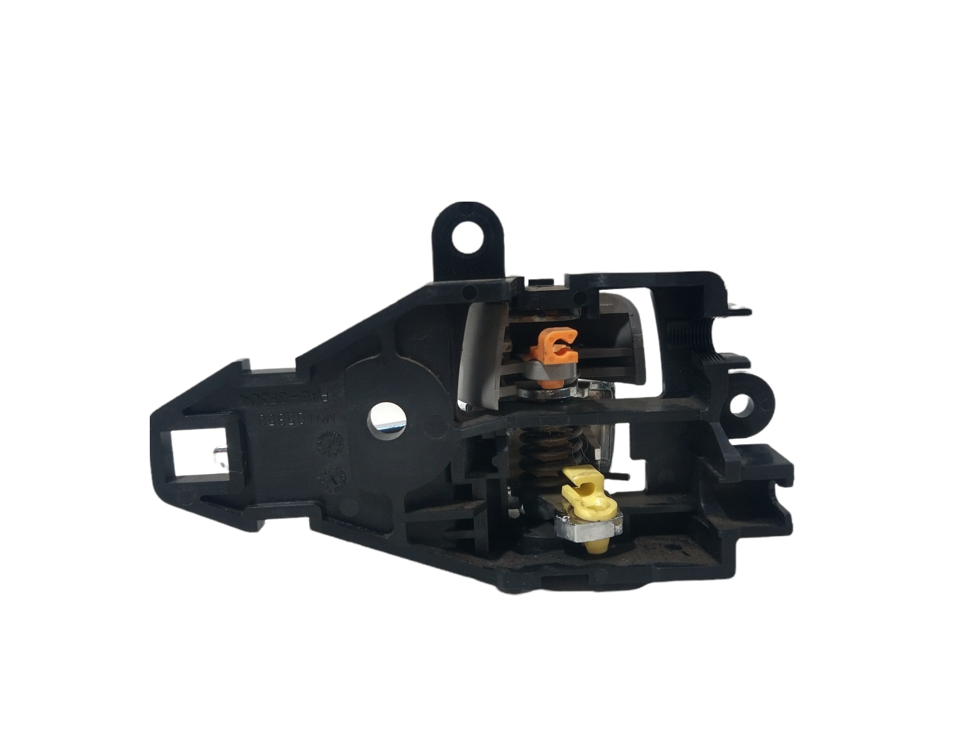 Maçaneta Interna T/esquerda Mitsubishi L200 Triton 2012  Prata Traseira 2