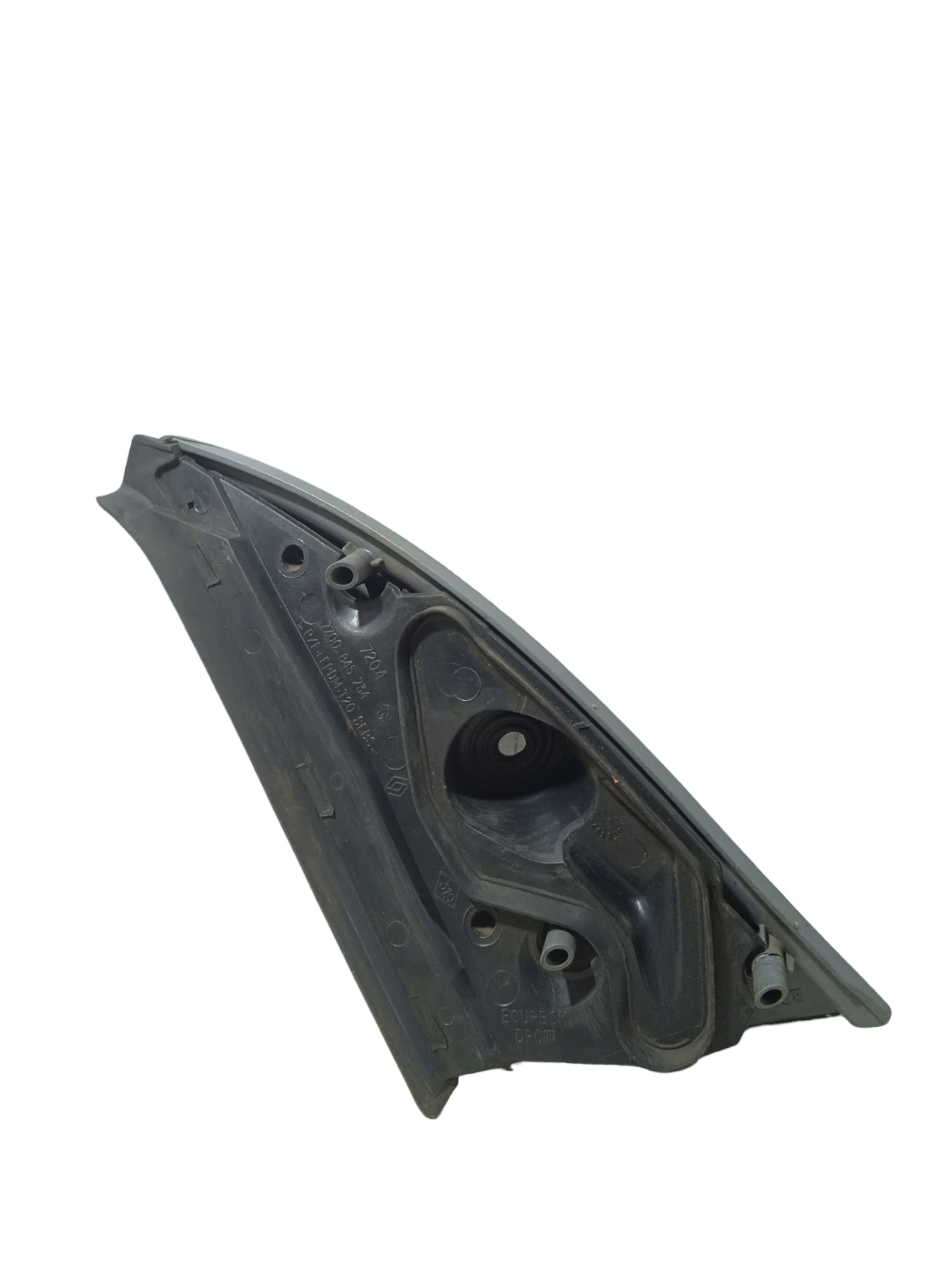 Moldura Retrovisor L/d Renault Clio 2011 Usadl  – Cinza