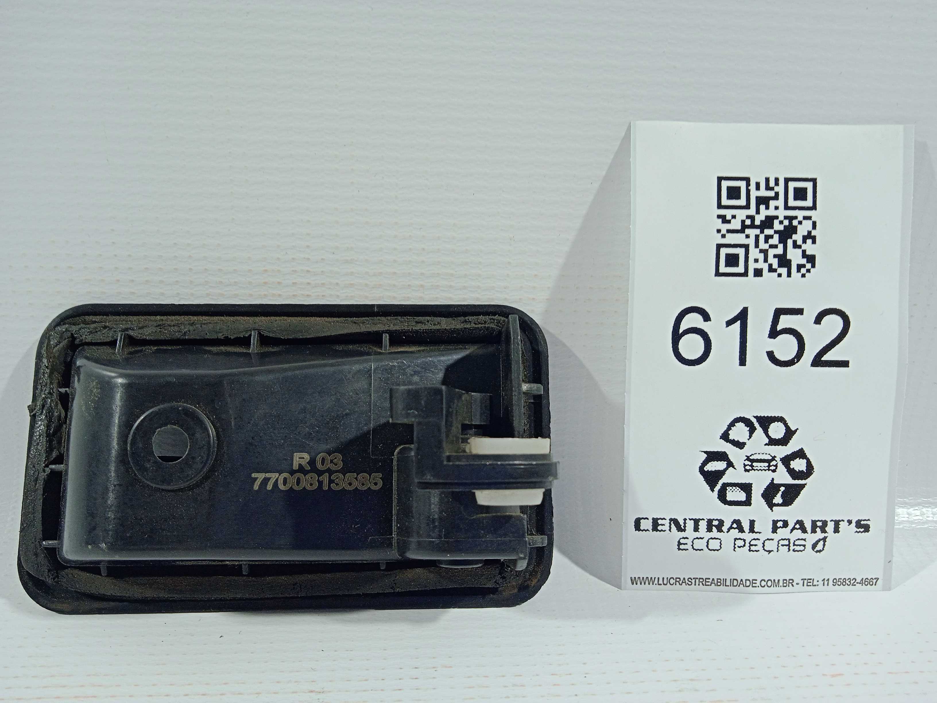 Maçaneta Interna Esquerda Renault Clio 97 Usado Original  – Preto 3