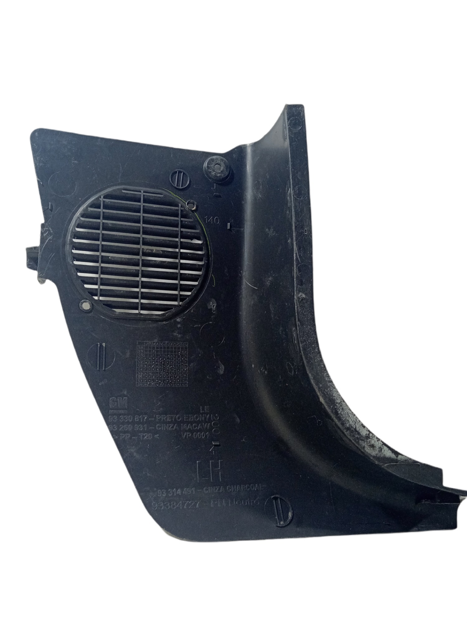 Moldura Da Soleira Diant Esq Celta  2009 Usado  Preto 4