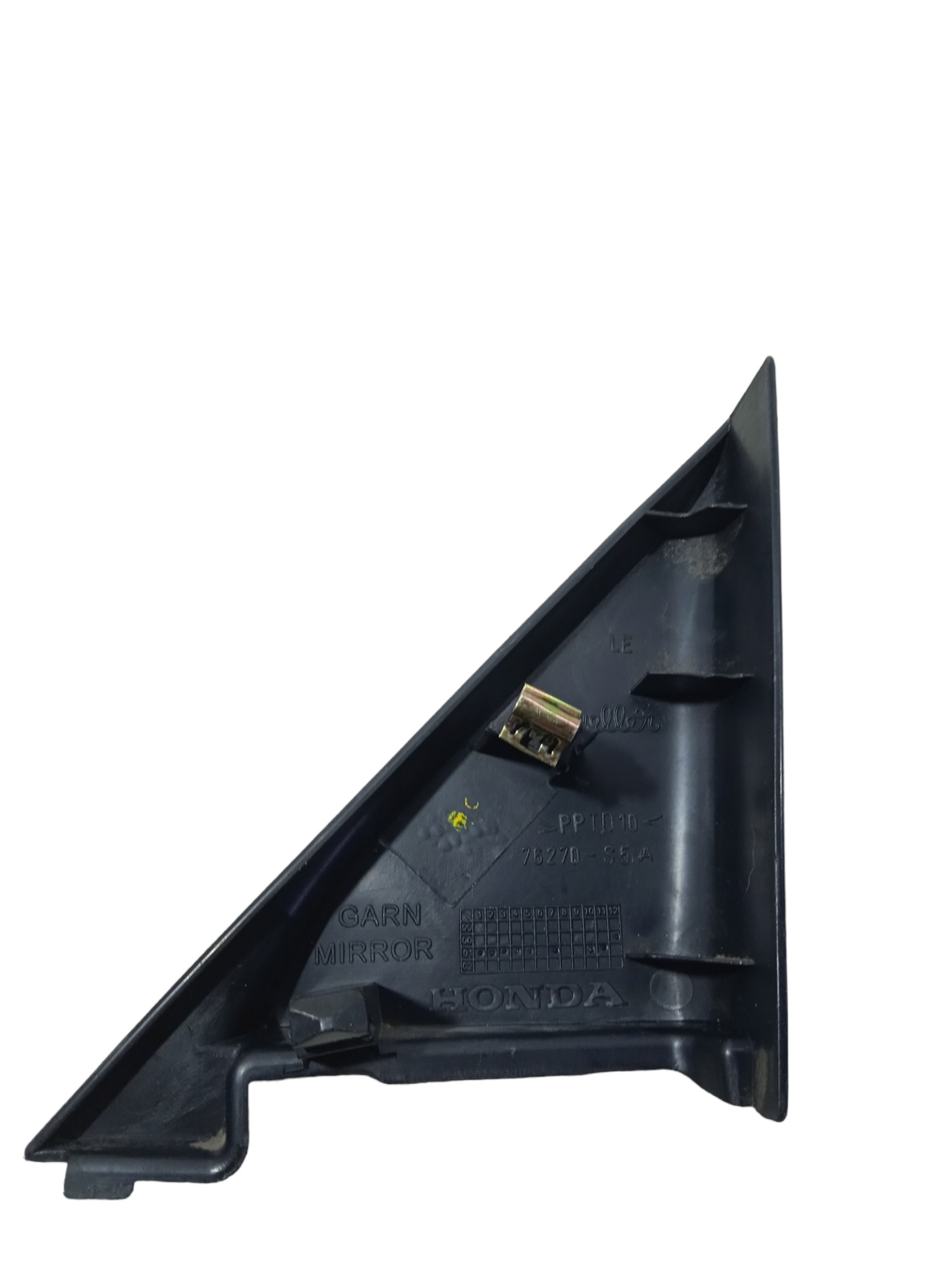 Moldura Retrovisor Esquerdo Honda Civic 2002 Usado  Preto 3