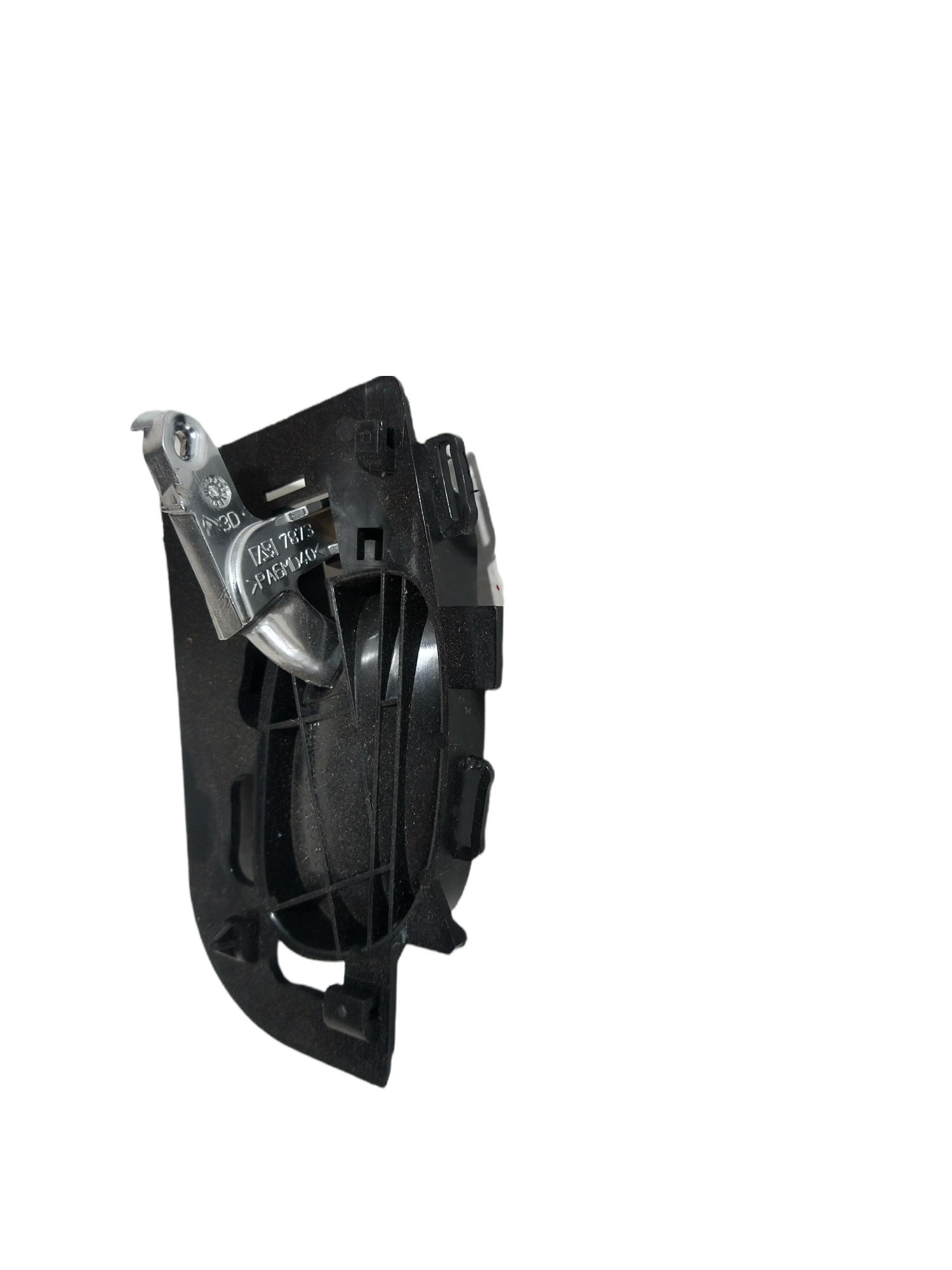 Maçaneta Interna Traseira Direita Peugeot 207 2008/2010  Preto/prata Dianteira/traseira 2