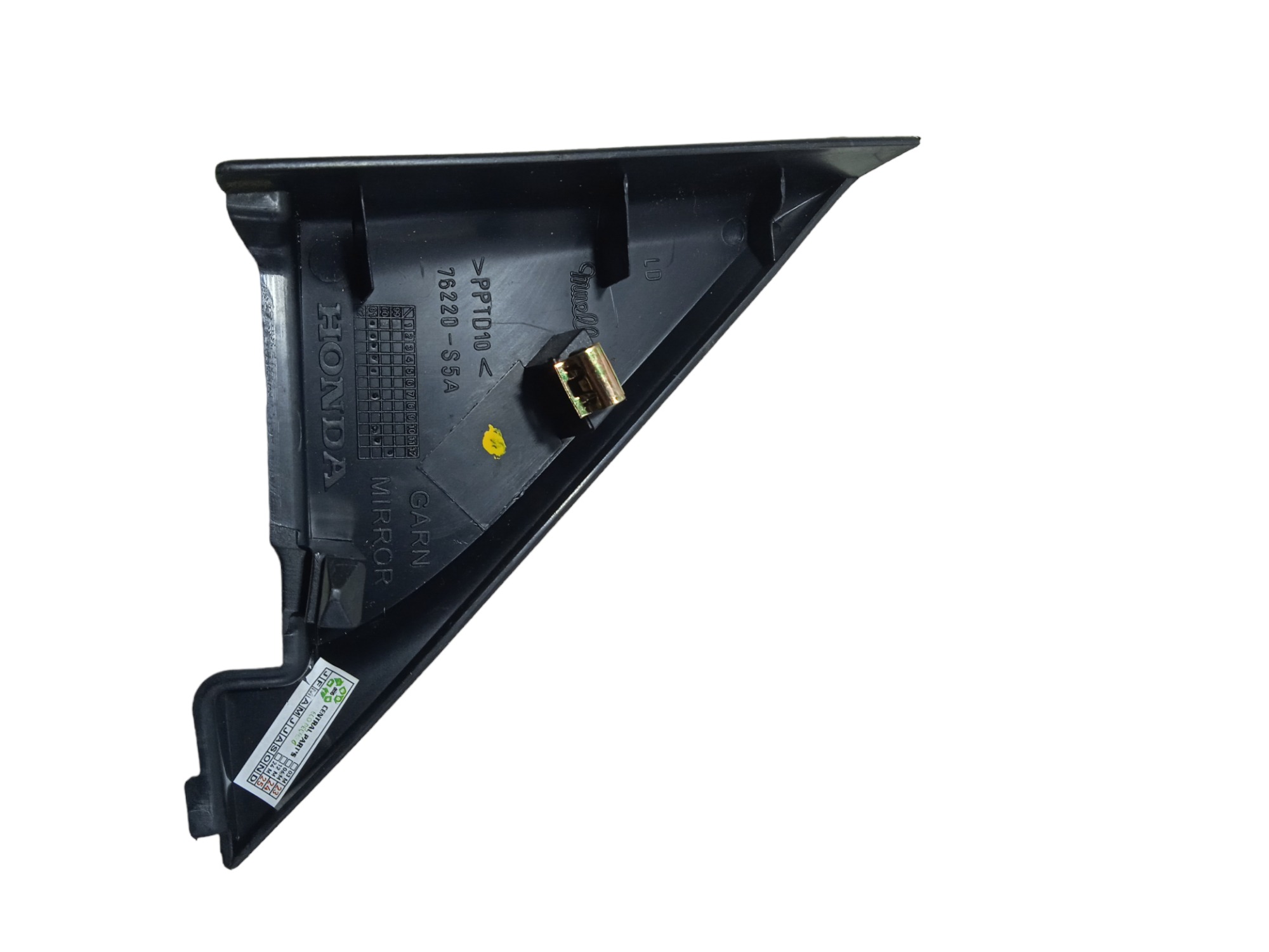 Moldura Retrovisor Direito Honda Civic 2002 Usado  Preto 7