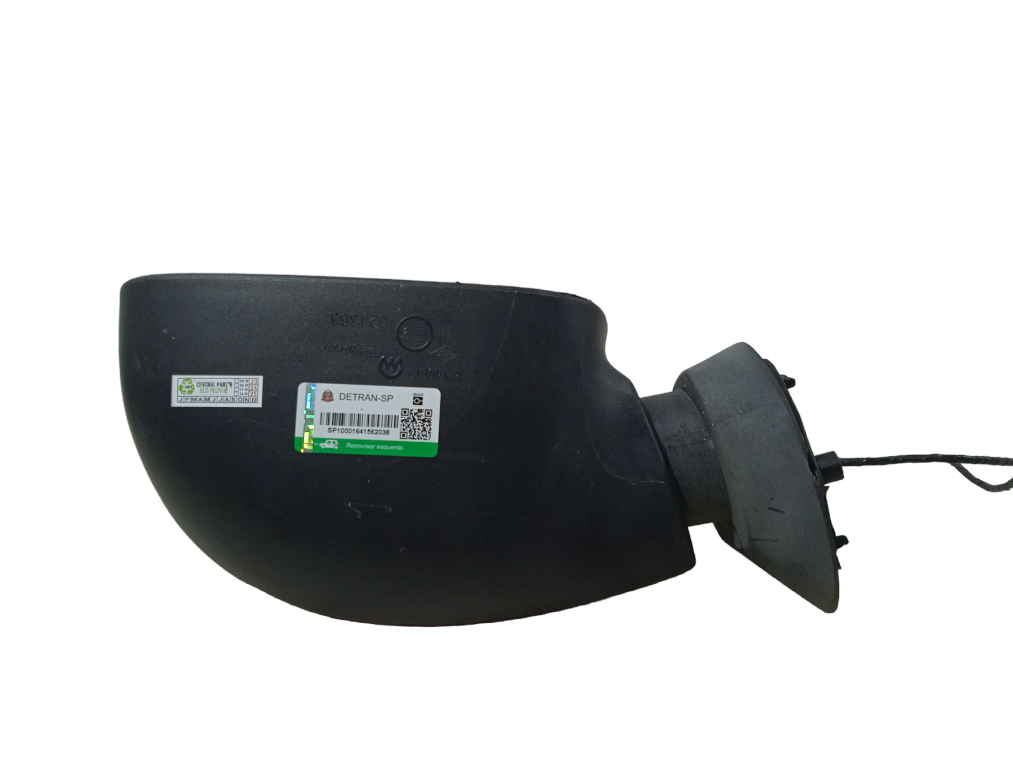 Retrovisor Esquerdo Elétrico Renault Sandero 2012 Usado 3