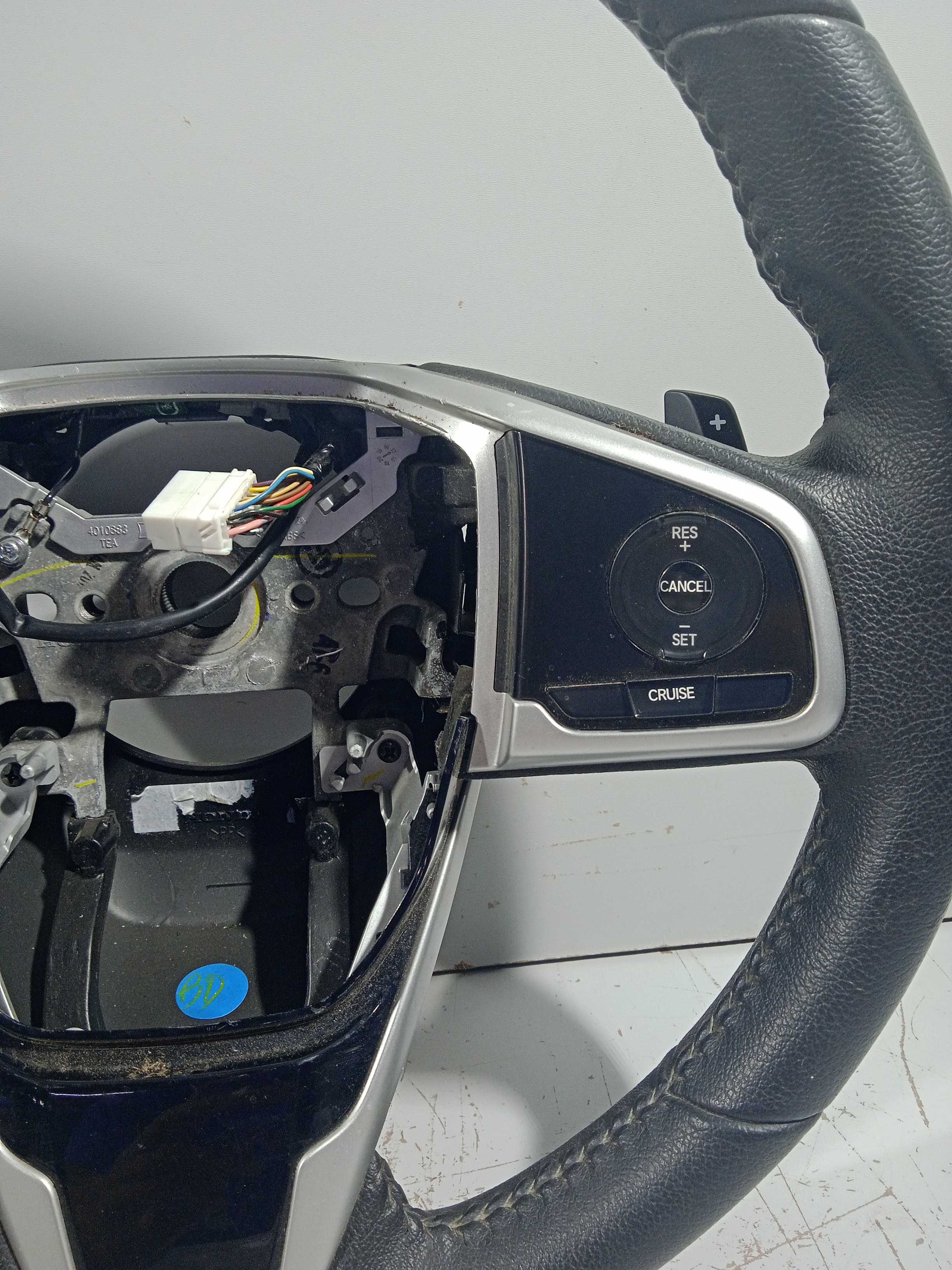 Volante Direção Honda Civic 2018 2.0 Usado Original Preto 4