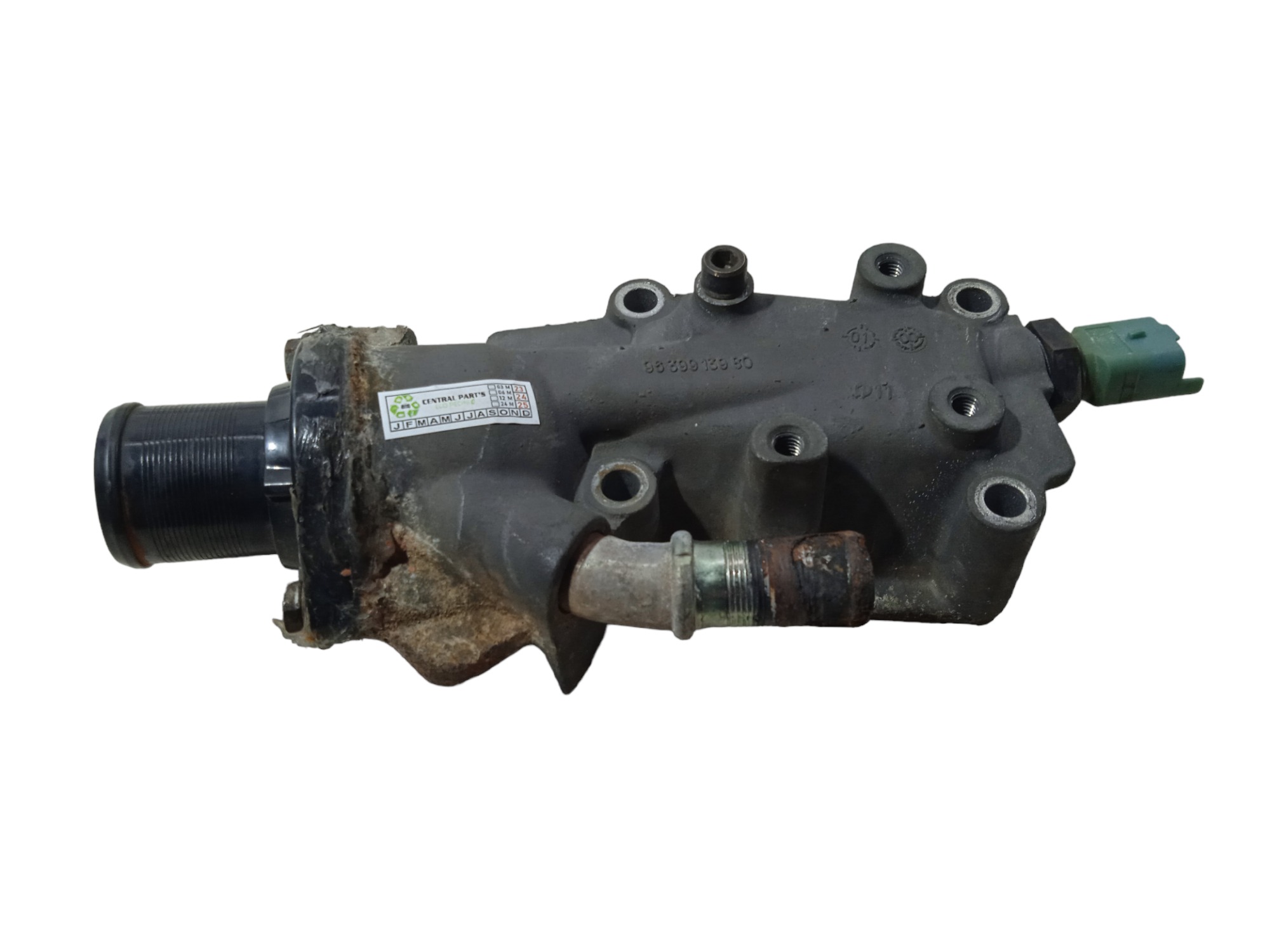 Carcaça Da Válvula Termostática Peugeot 206 2001 Usado 2