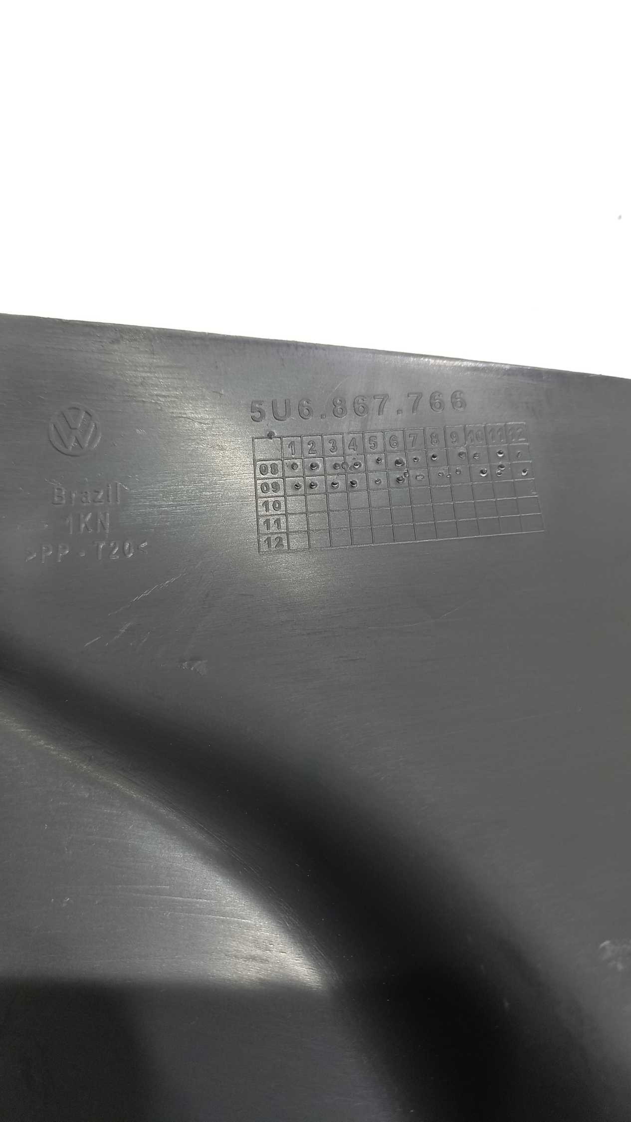 Moldura Banco Traseiro Lado Direito Vw Gol G5 2009 6