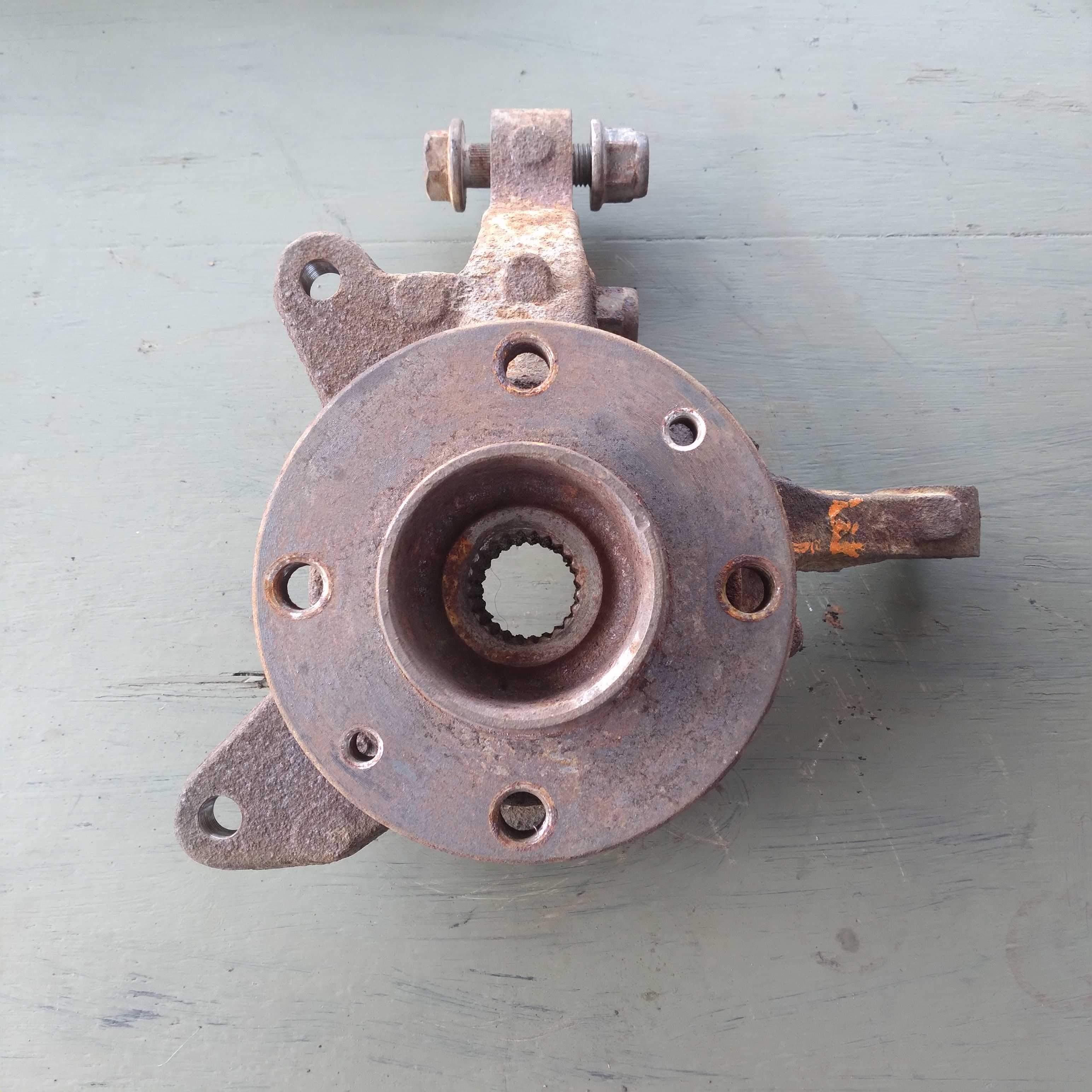 Montante dianteiro esquerdo megane 1.6 2002 com abs 2