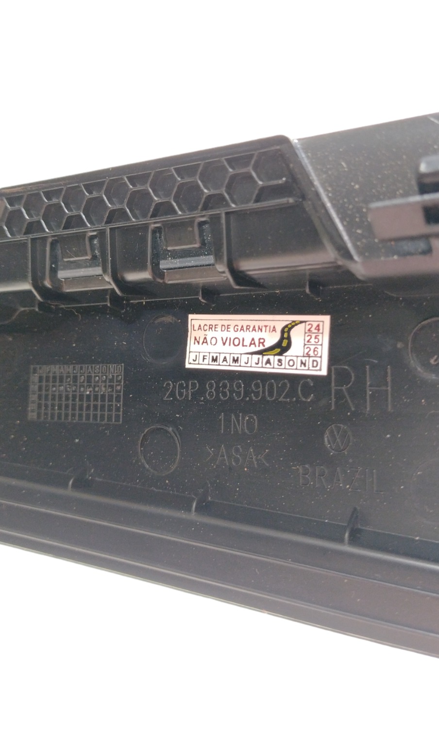 Moldura Coluna Porta Tras Direita T-cross 2020 2gp839902c 3