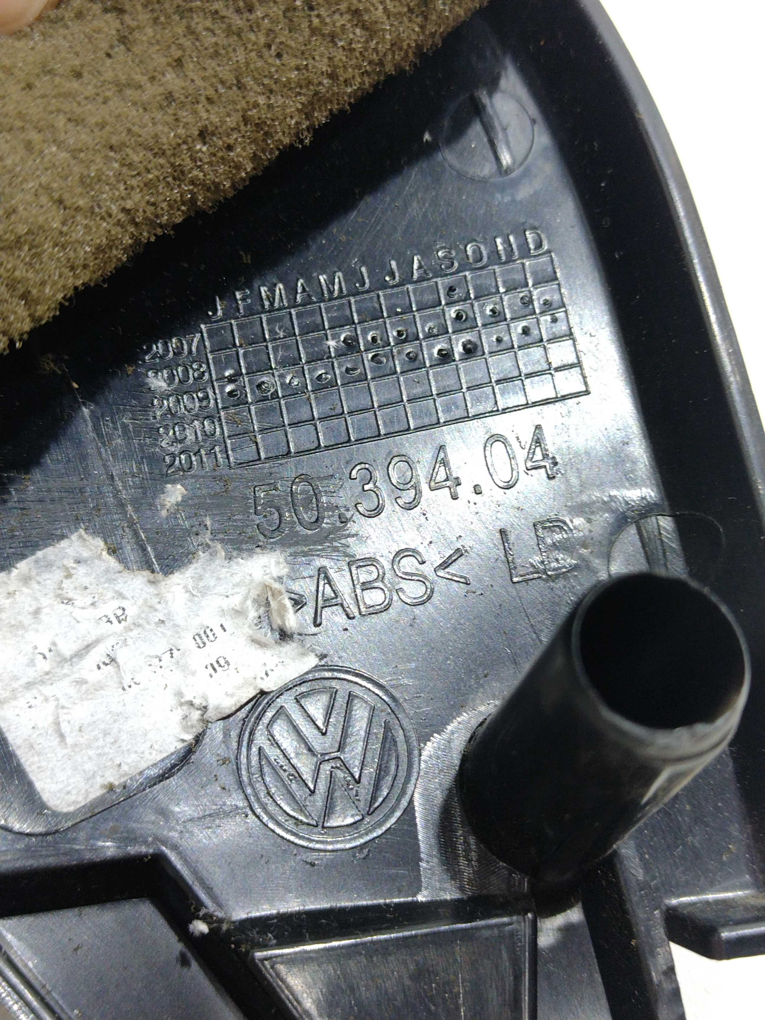 Moldura Interna Retrovisor L Direito Vw Voyage 2018 Original 3