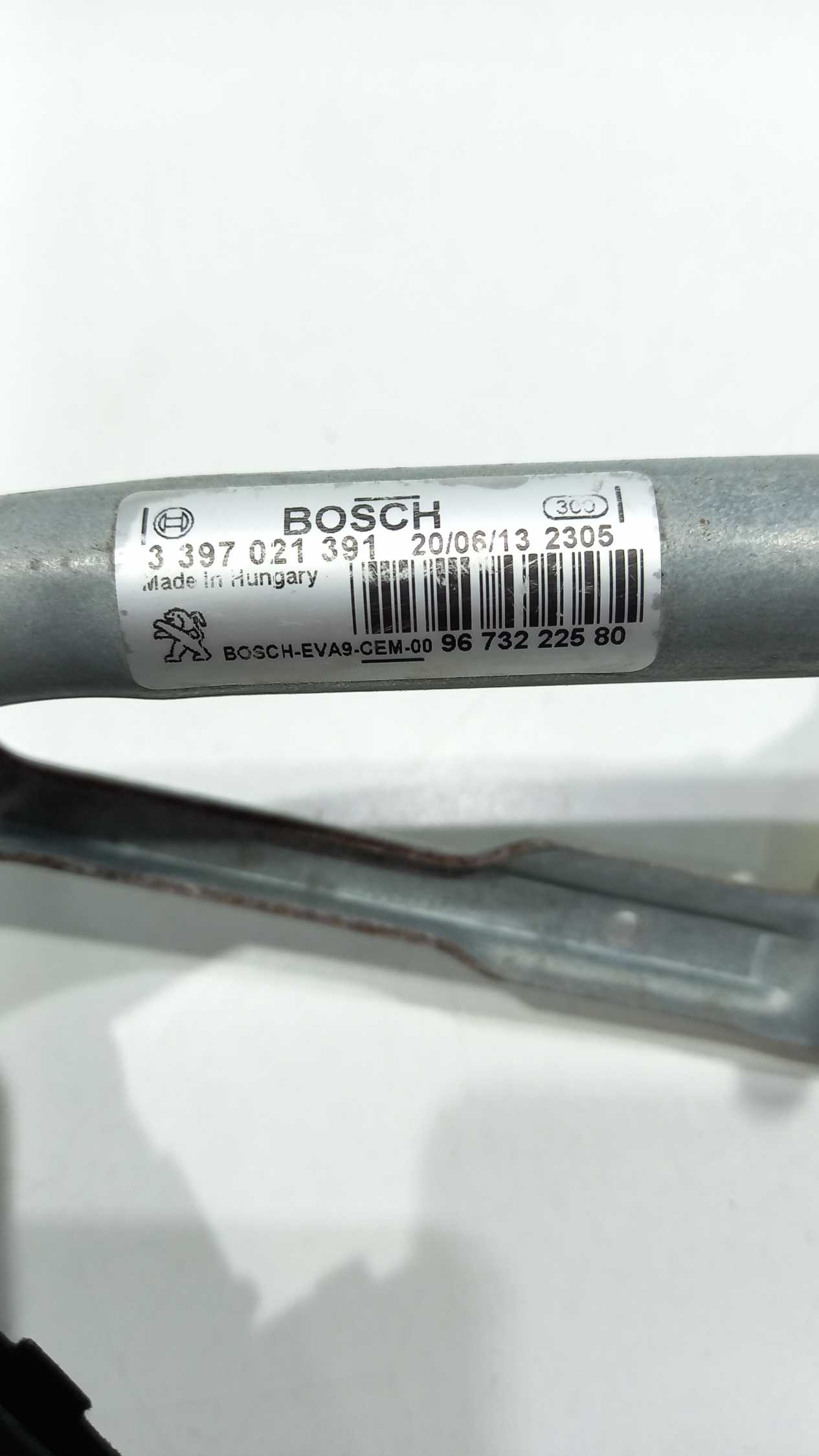 Motor E Maquina Do Limpador  Dianteiro Peugeot 208 2014 6