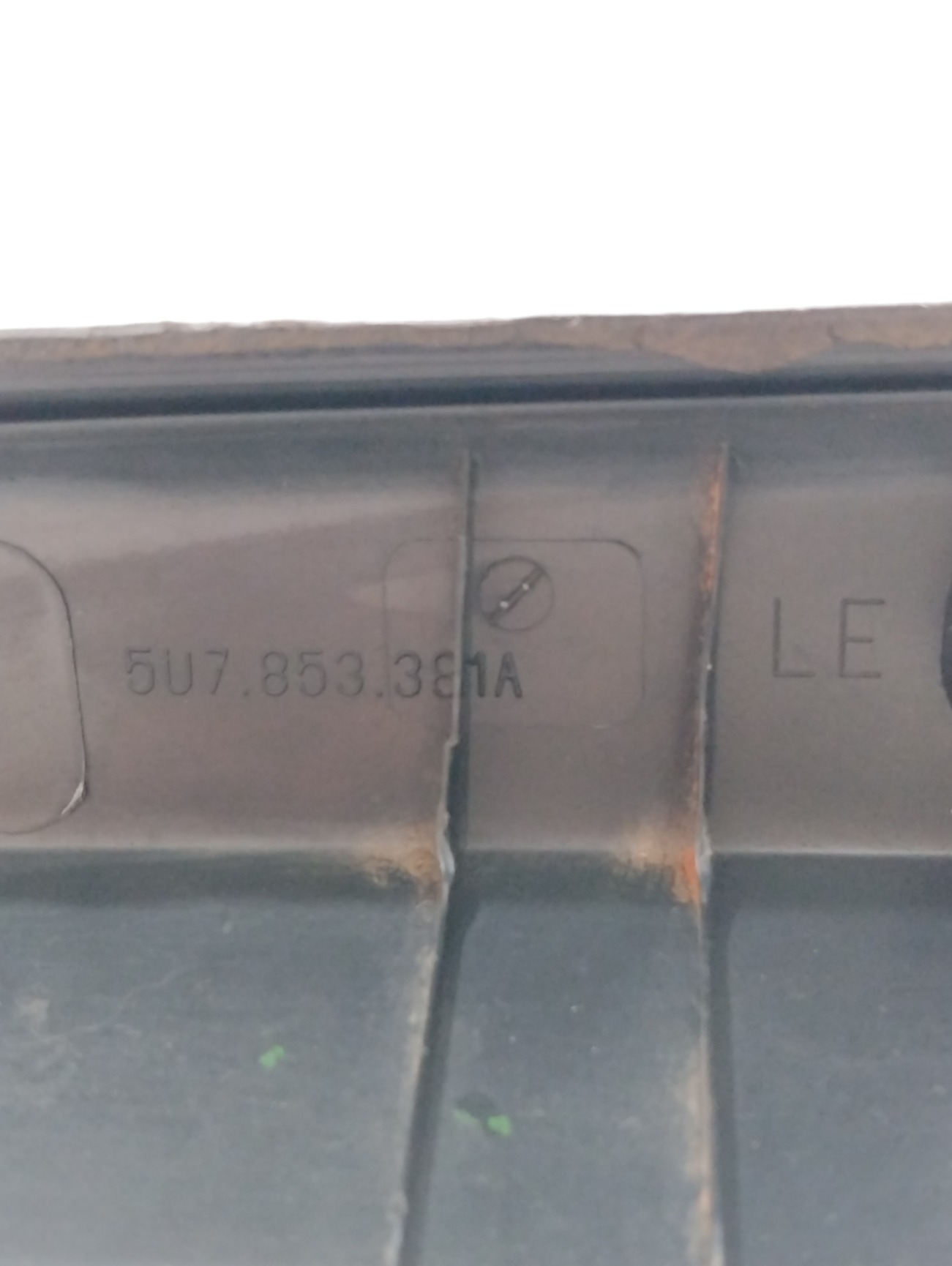 Moldura Caçamba L Esquerdo Saveiro G5 2009 5u7853381a Orig 4