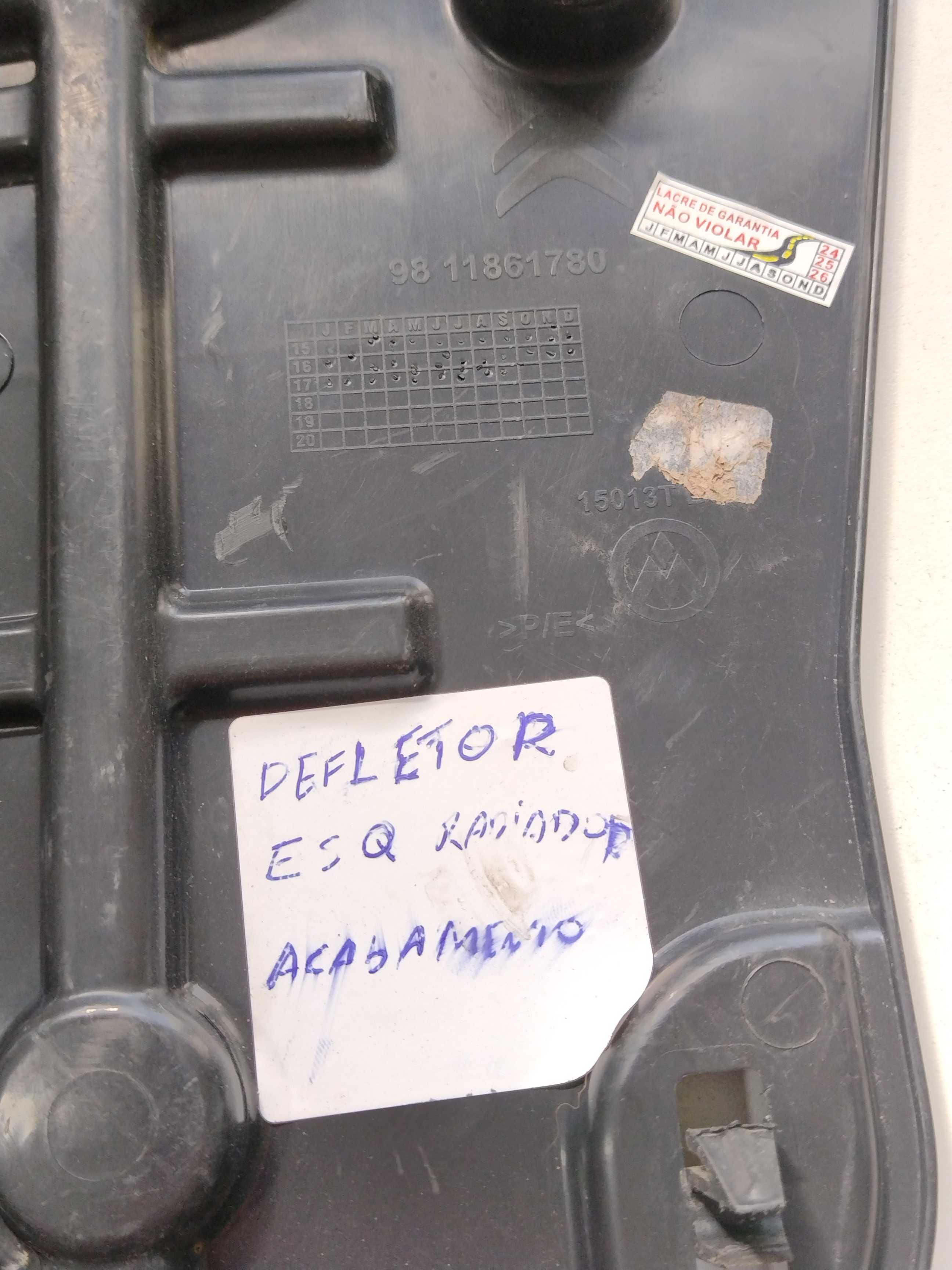 Defletor Esquerdo Radiador C3 Tendance 2015 9811861780 4