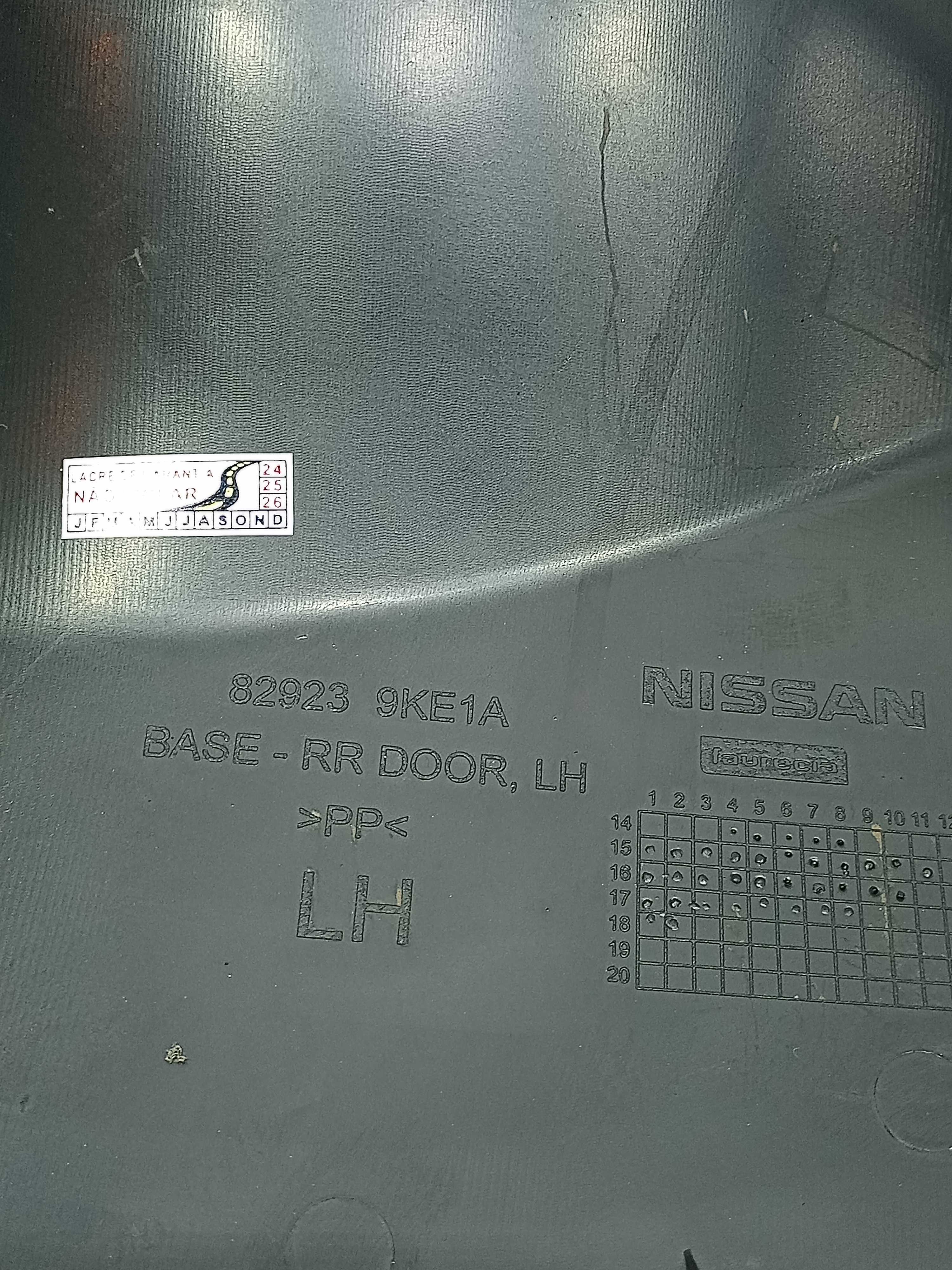 Forro De Porta Traseiro Esquerdo Nissan Versa 1.6 S 2019 6