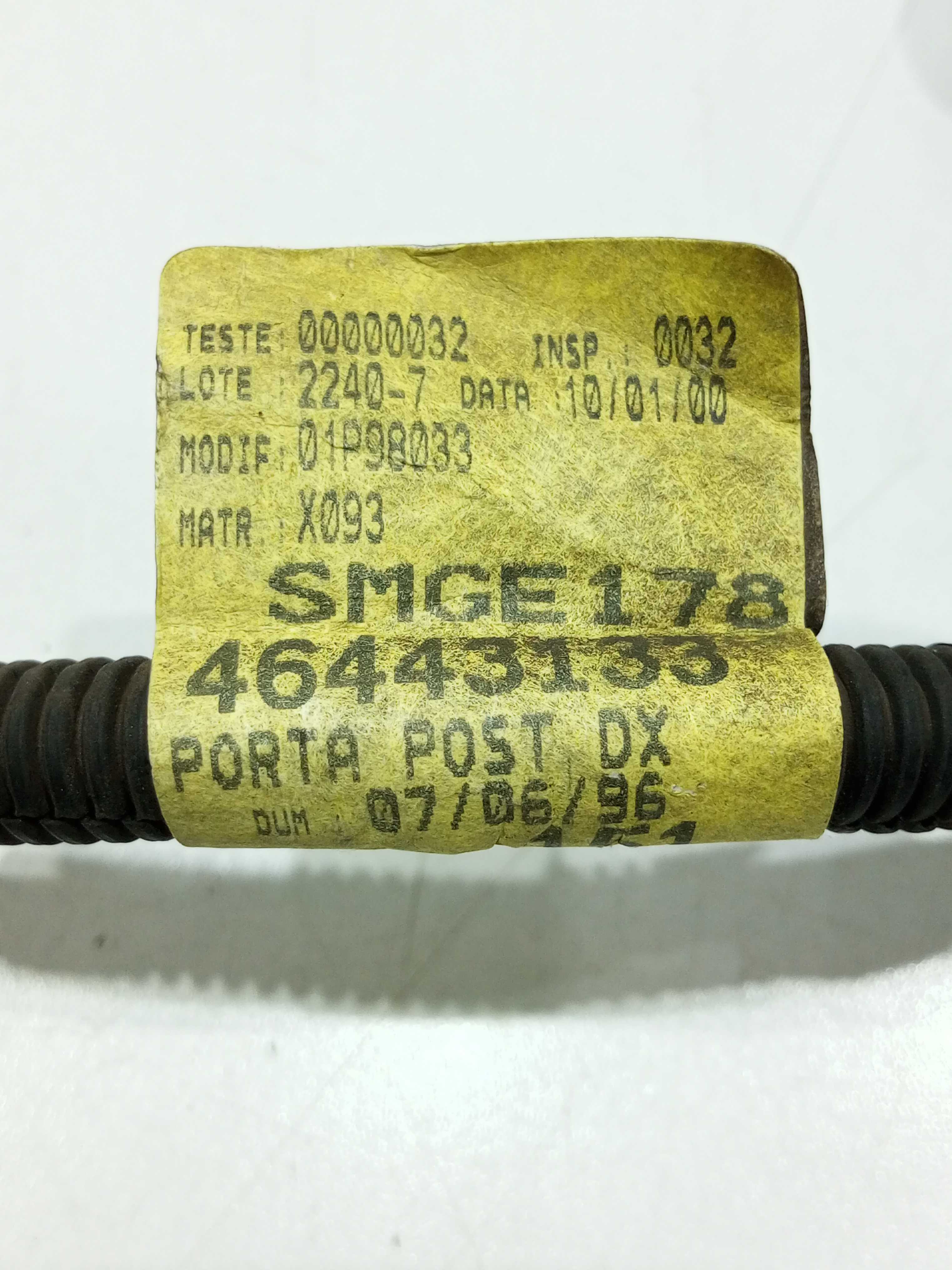 Chicote Porta Traseira Direita Fiat Palio 1998 4