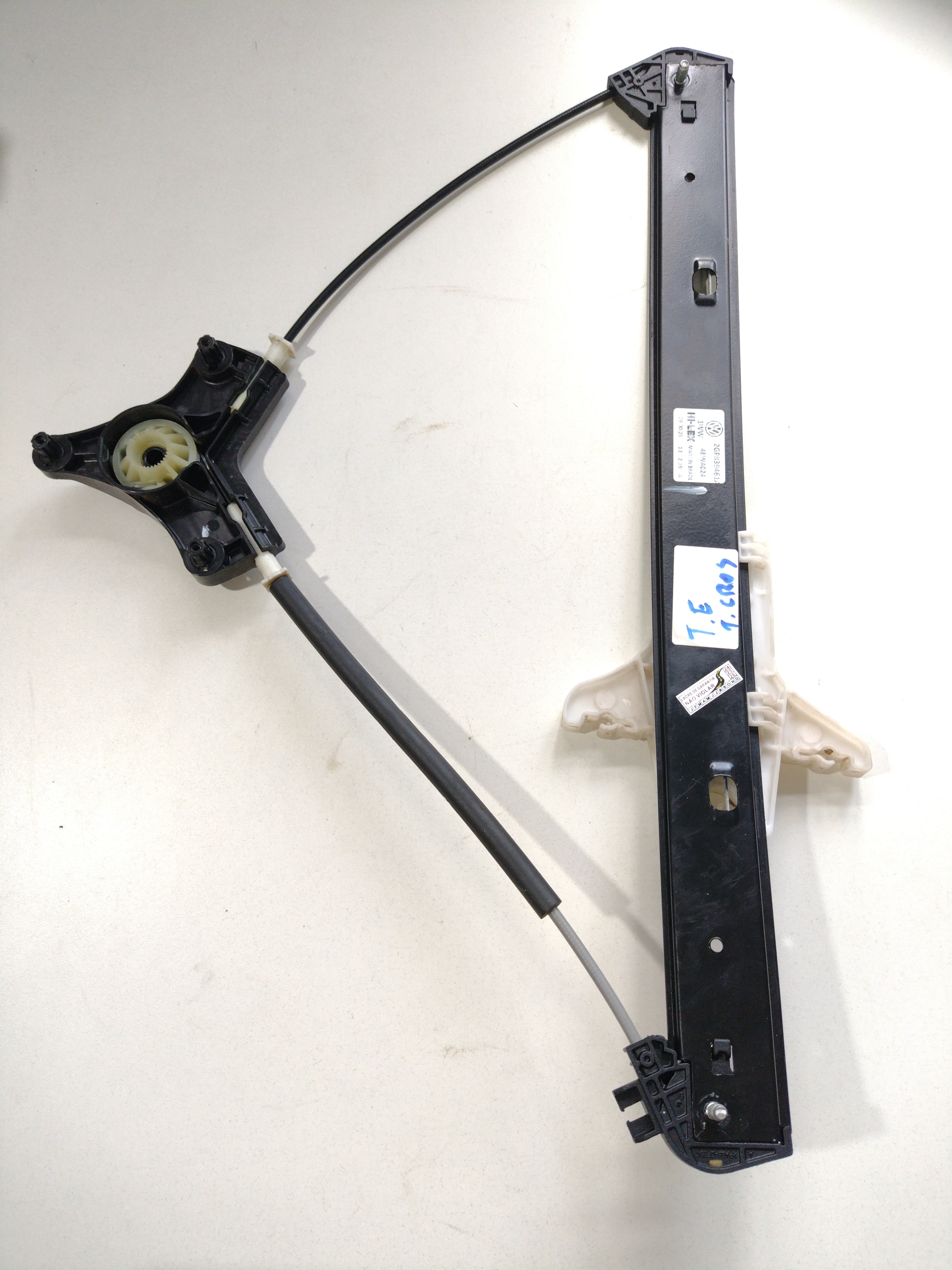 Máquina Vidro Porta Tras Esquerda T-cross 2020 2gp839461a 2