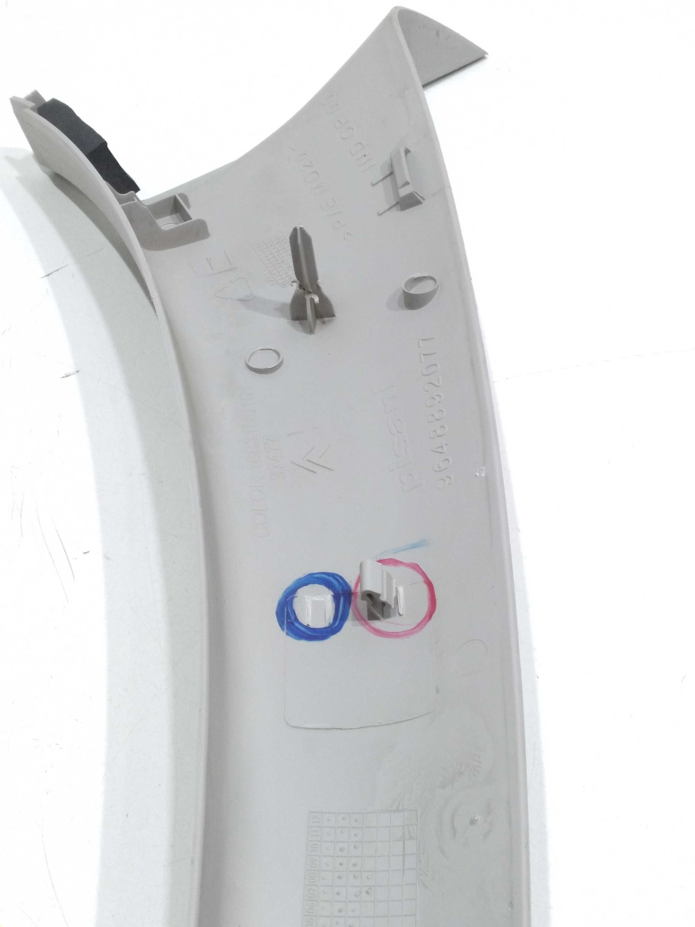 Moldura Coluna Parabrisa Lado Esquerdo Citroën C3 Glx 2011 4