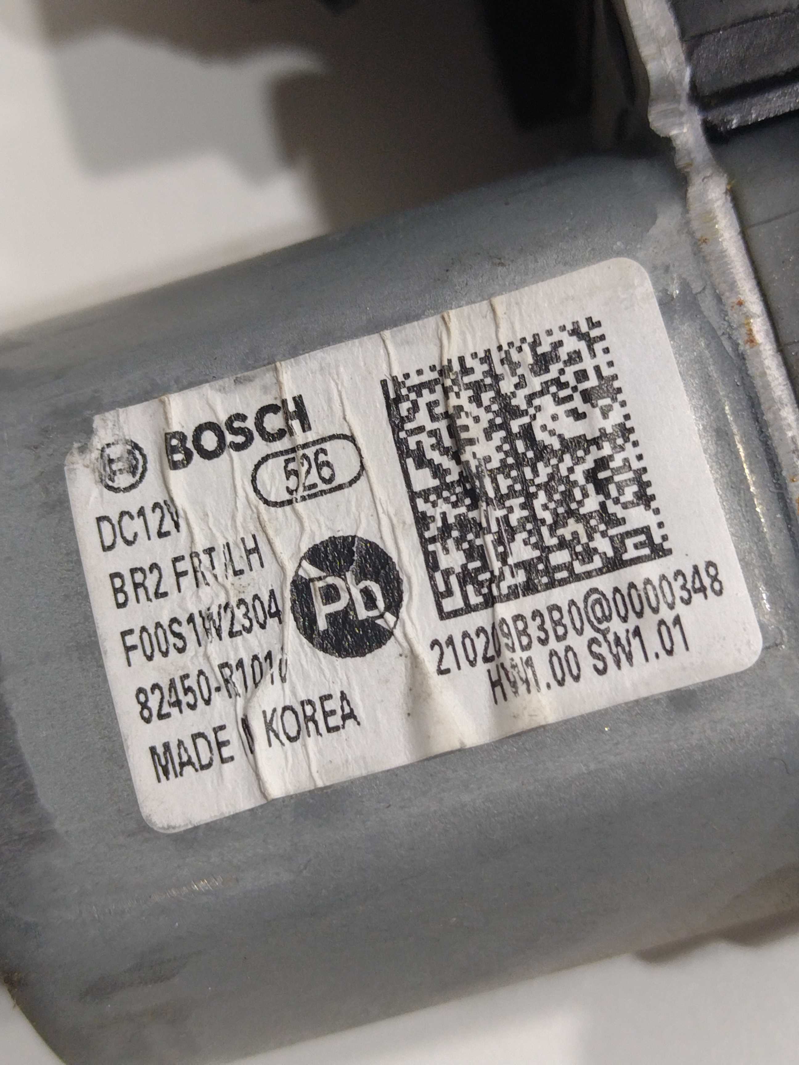 Motor Máquina Vidro Porta Diant Esquerda Hyundai Hb20 2022 4