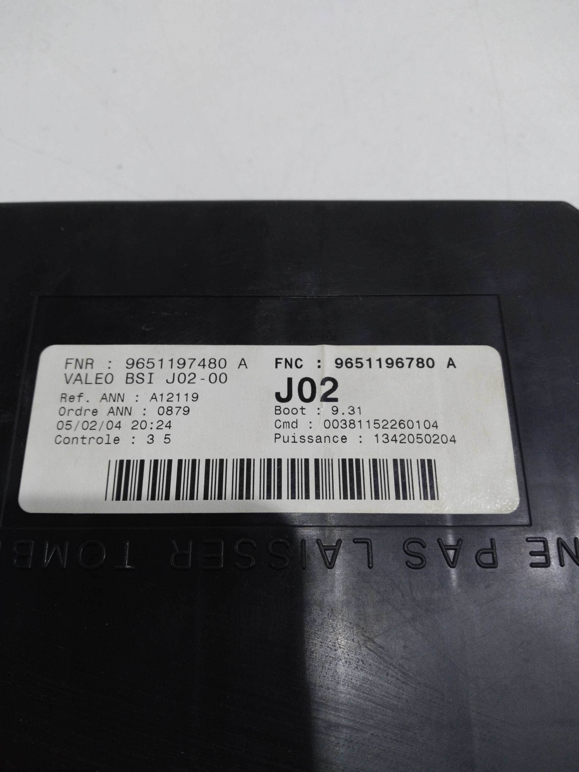 Kit Modulo Injeção Peugeot 307 2.0 Automático 2004 4