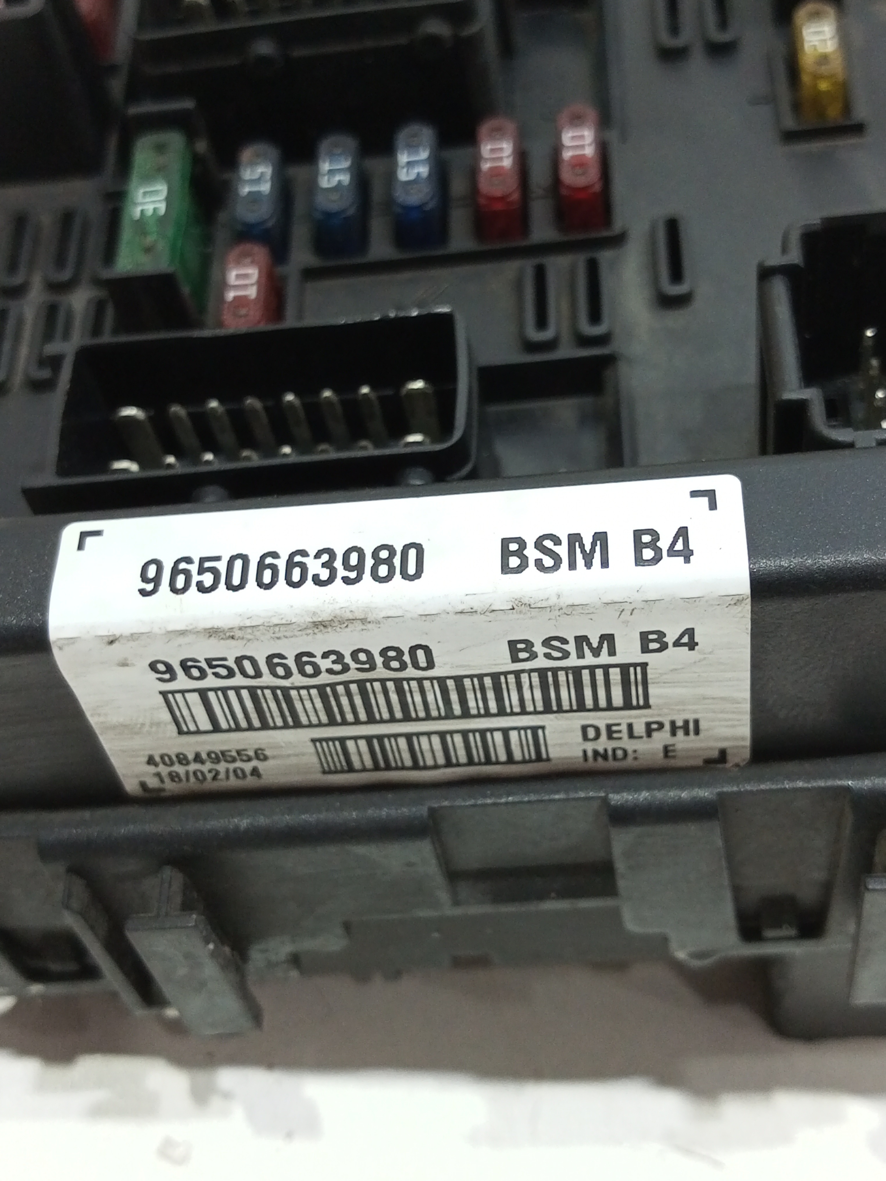 Módulo Bsm B4 Peugeot 307 2.0 Rallye 2004 Automático 5