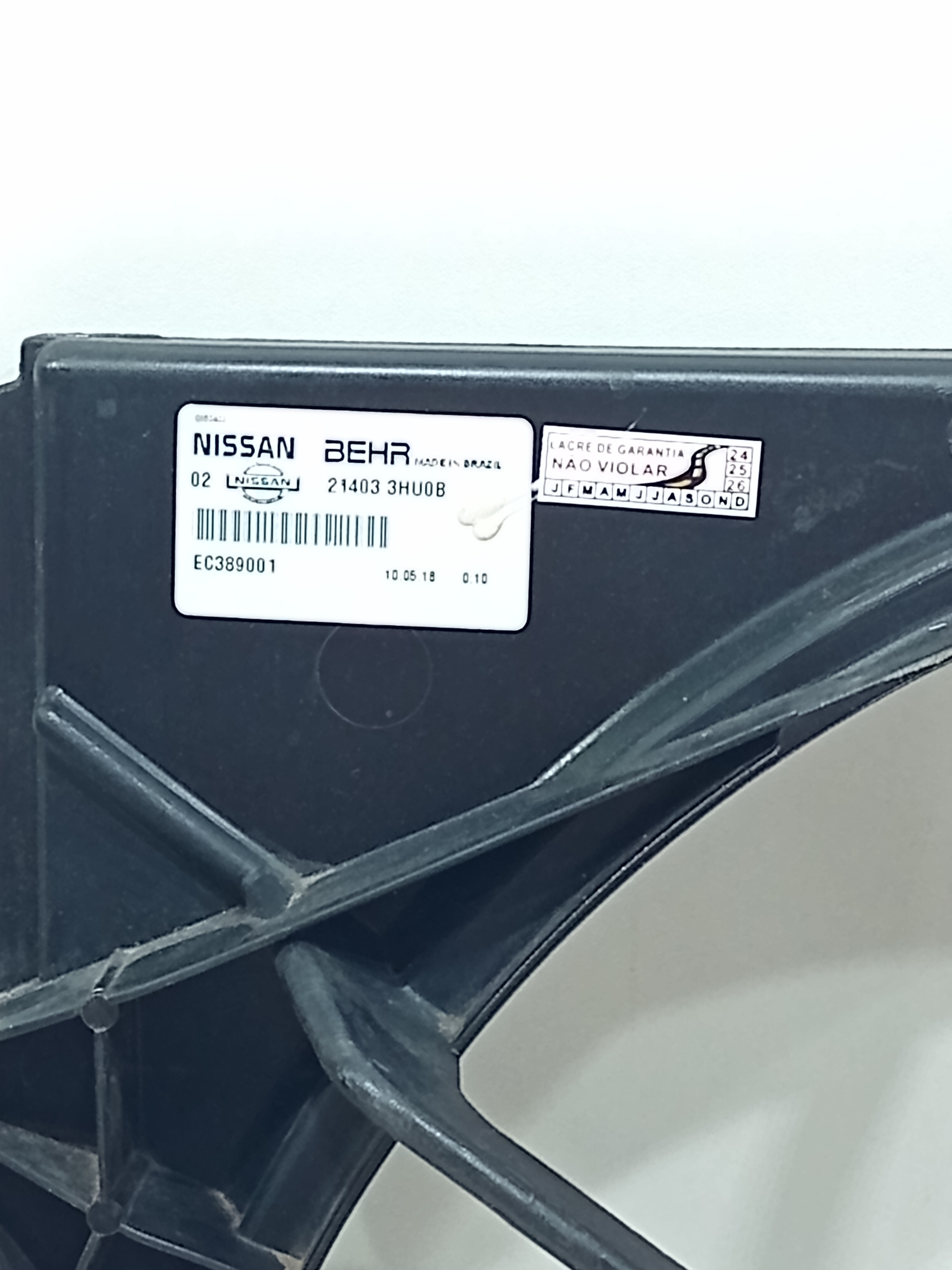 Defletor Radiador Motor Nissan Versa 2019 214033hu0b 2