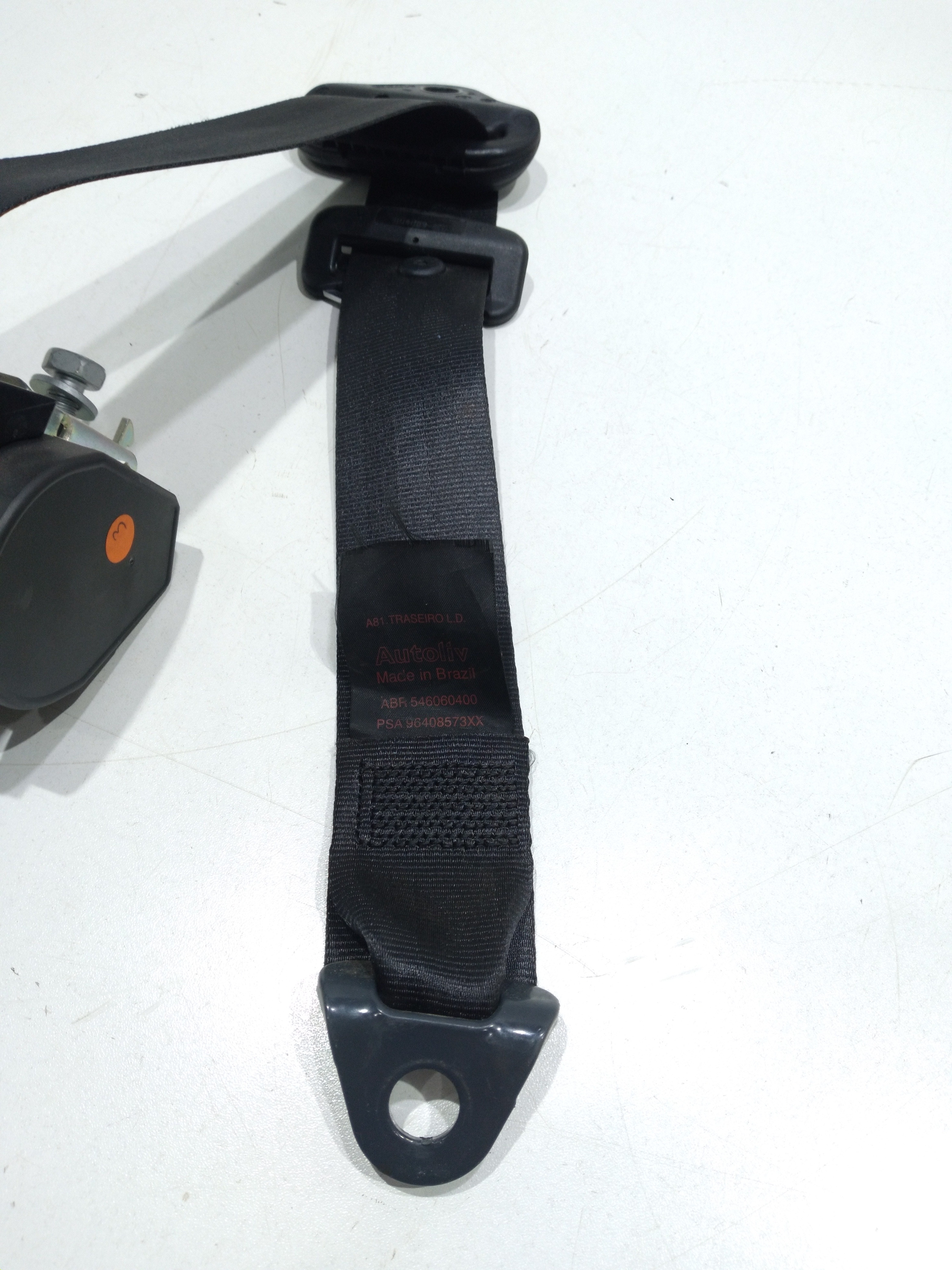 Cinto De Segurança Traseiro Direito Citroën C3 1.4 8v 2011 4