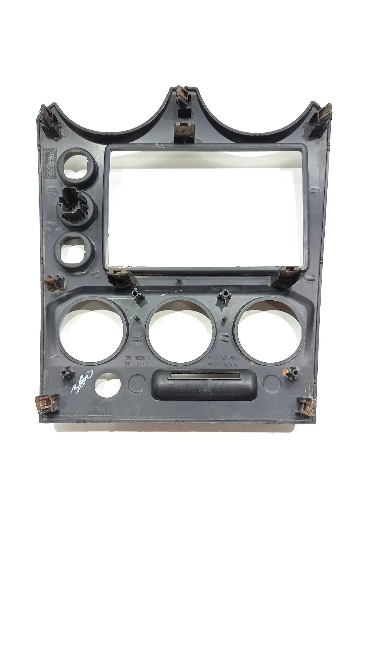 Moldura Painel Central Ford Fiesta 2008 À  2013 2
