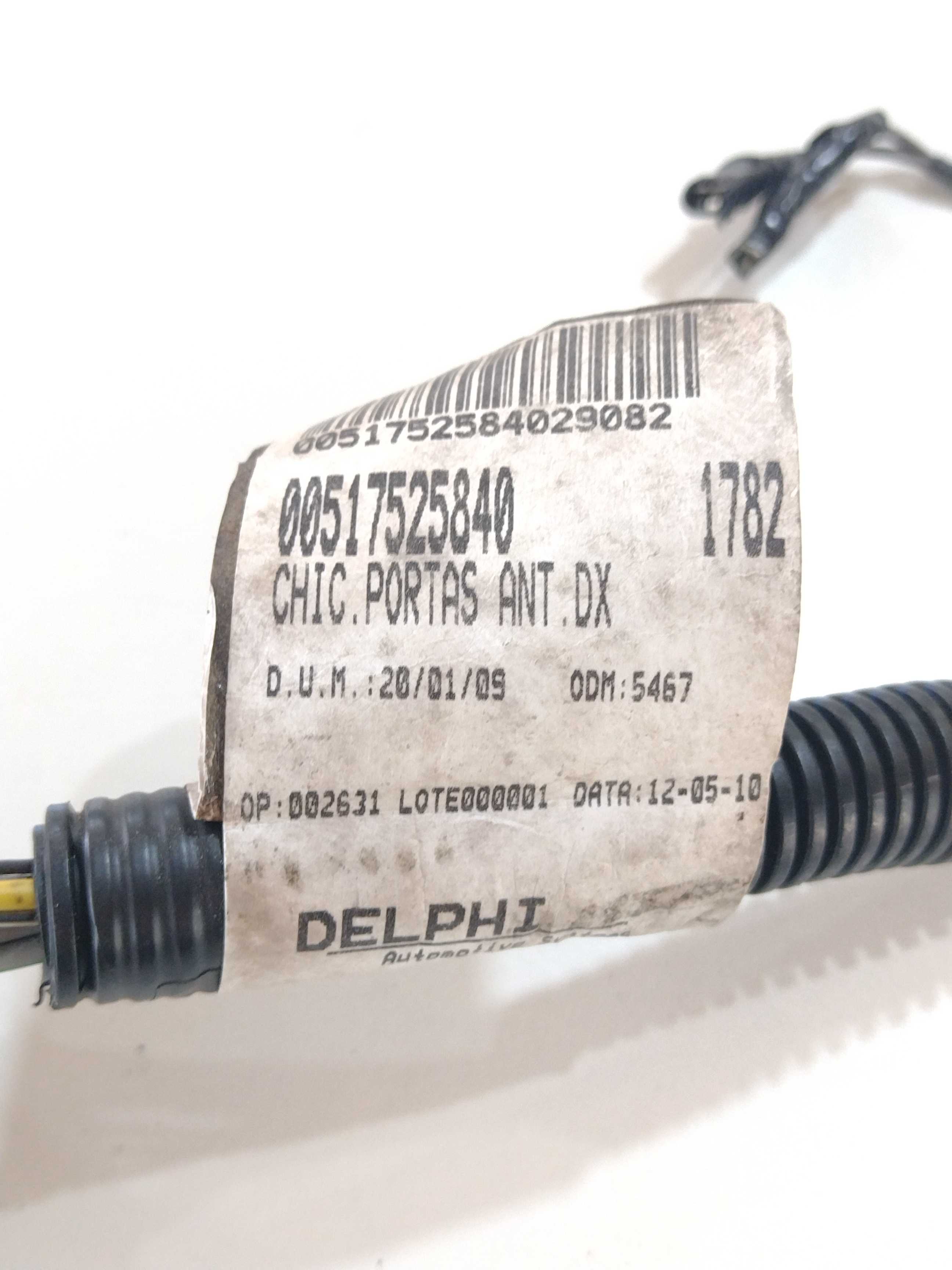 Chicote Porta Dianteira Direita Siena Fire 2011 Original J 4