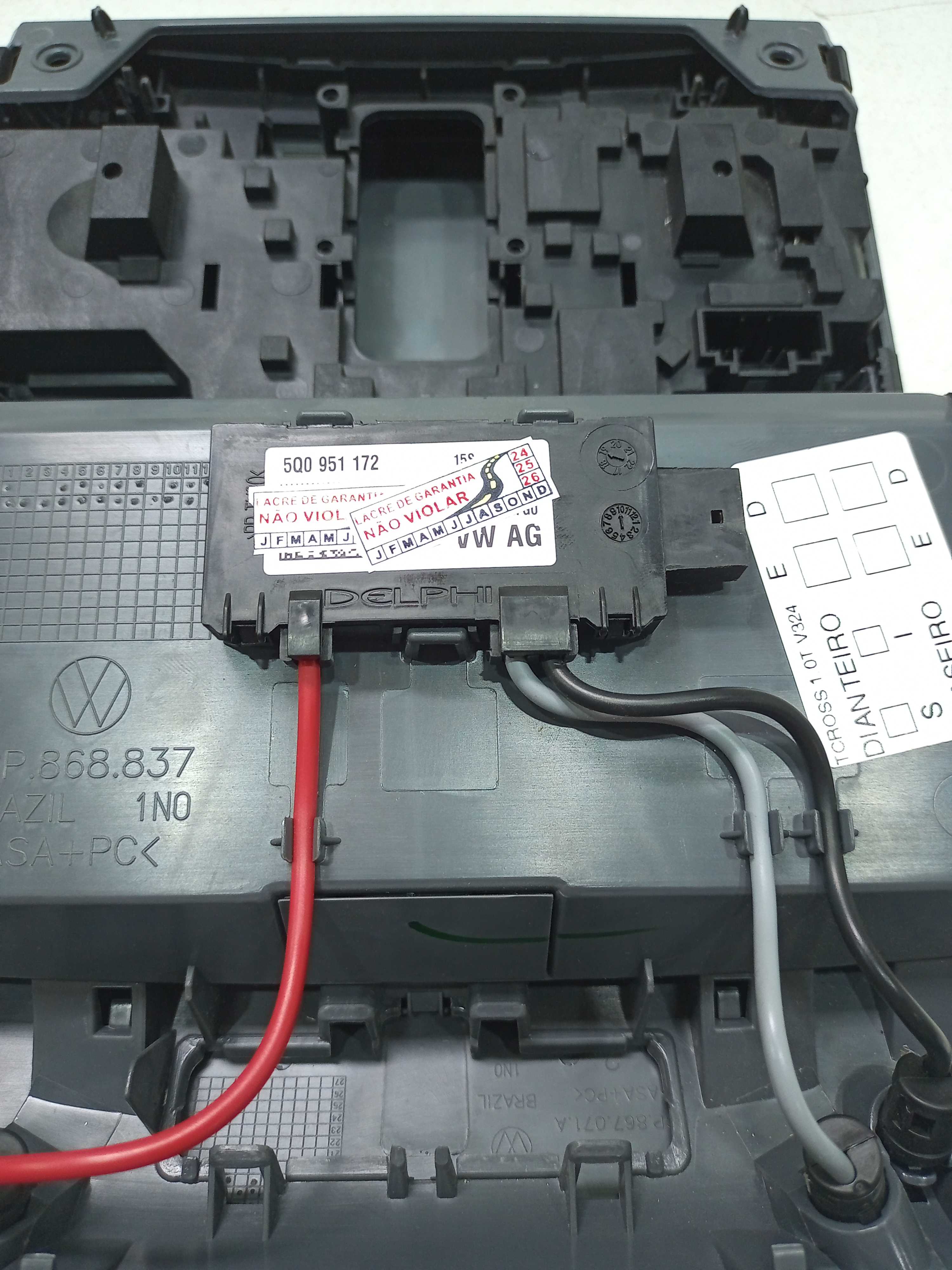 Luz Teto Cortesia Porta Óculos T-cross Sense Tsi 2020 5