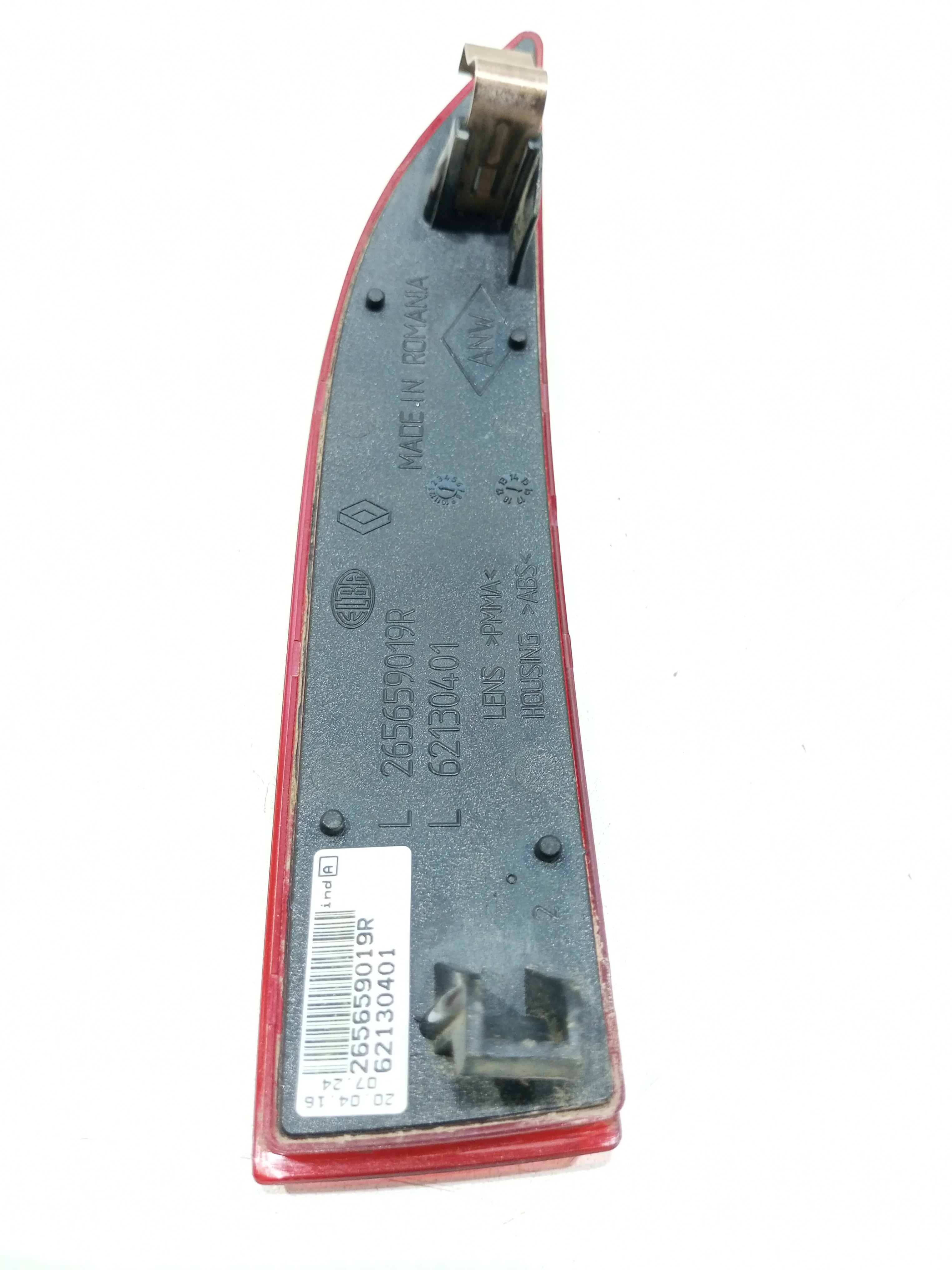 Refletor Para-choque Traseiro Esq. Renault Sandero 2016 3