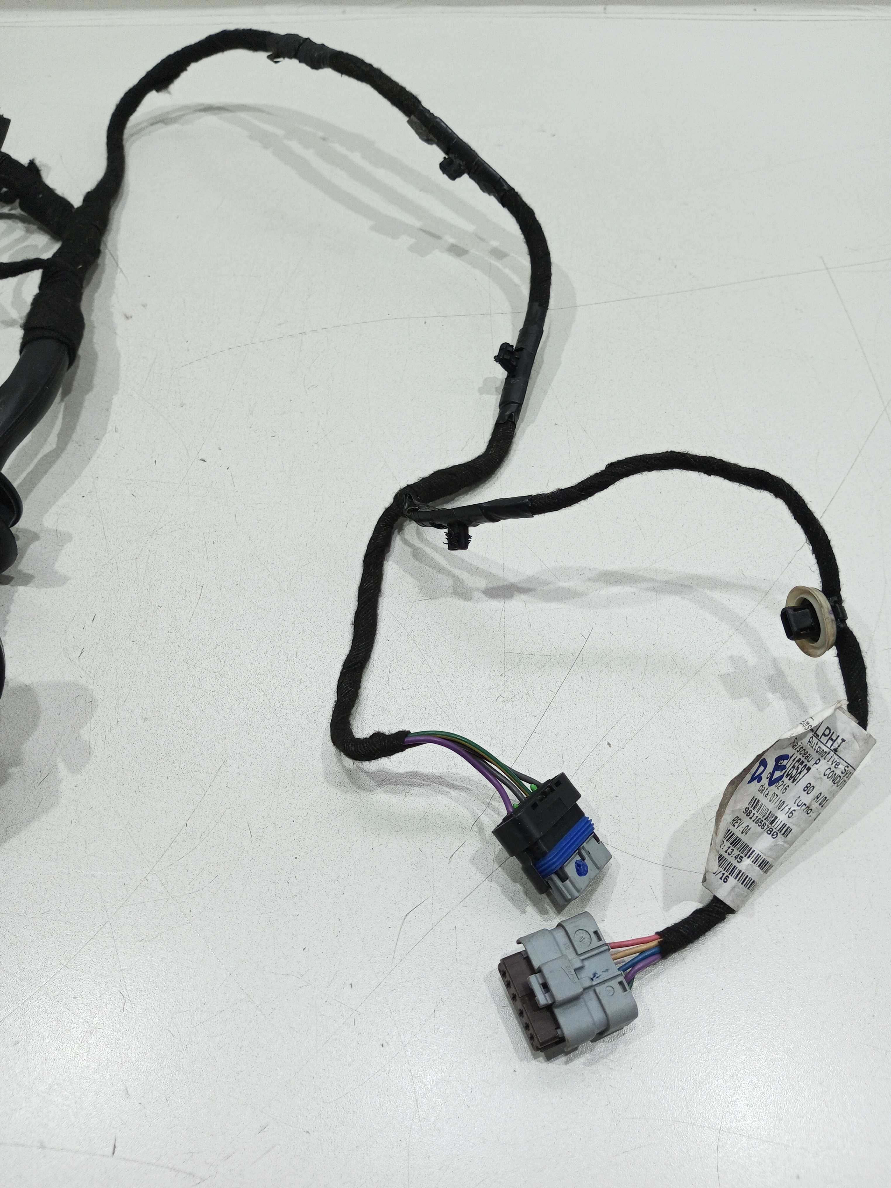 Chicote Porta Dianteira Esquerda Citroen C3 1.6 2014 2