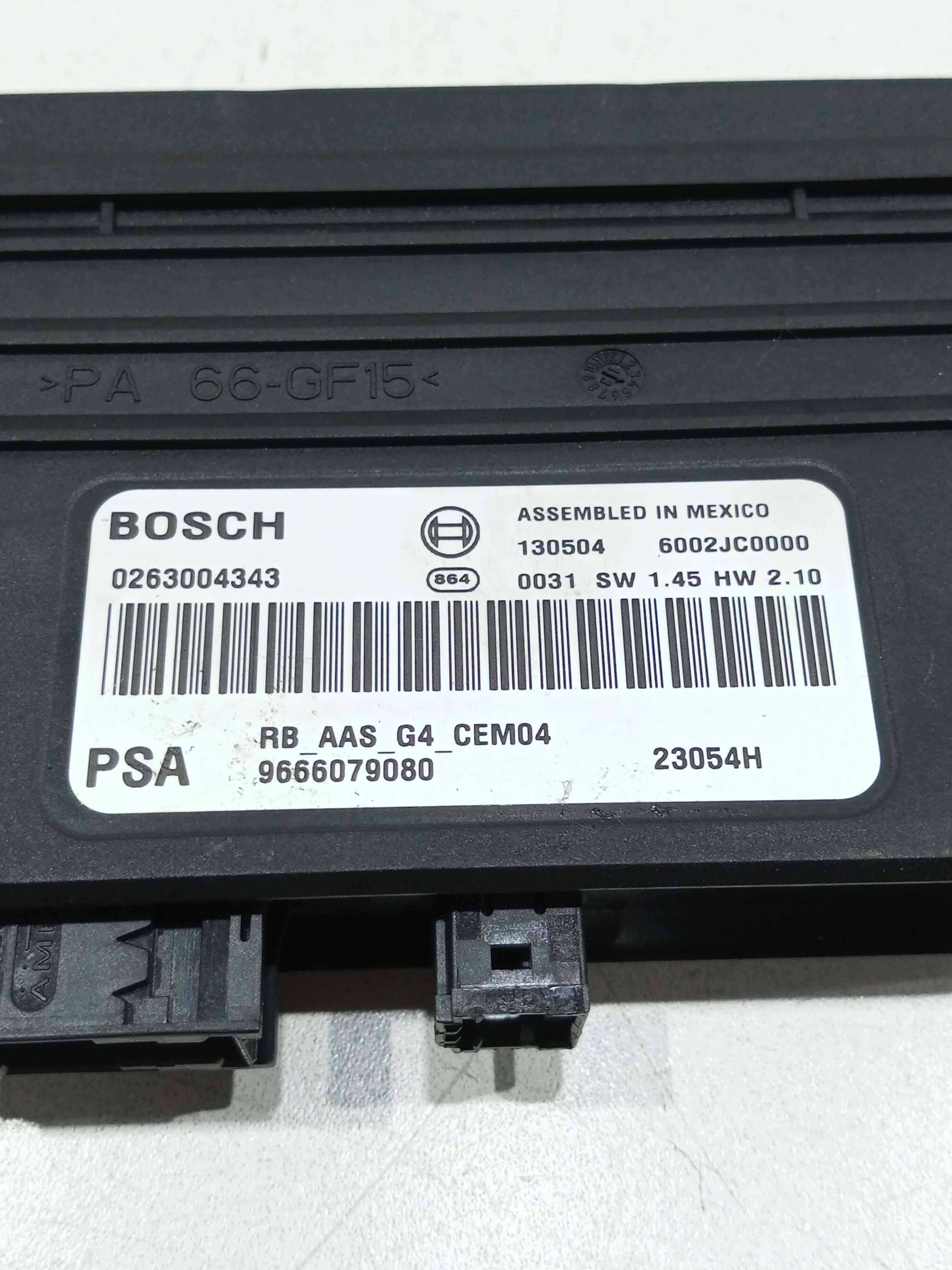 Módulo Sensor Estacionamento Citroen C3 1.6 2014 9666079080 2