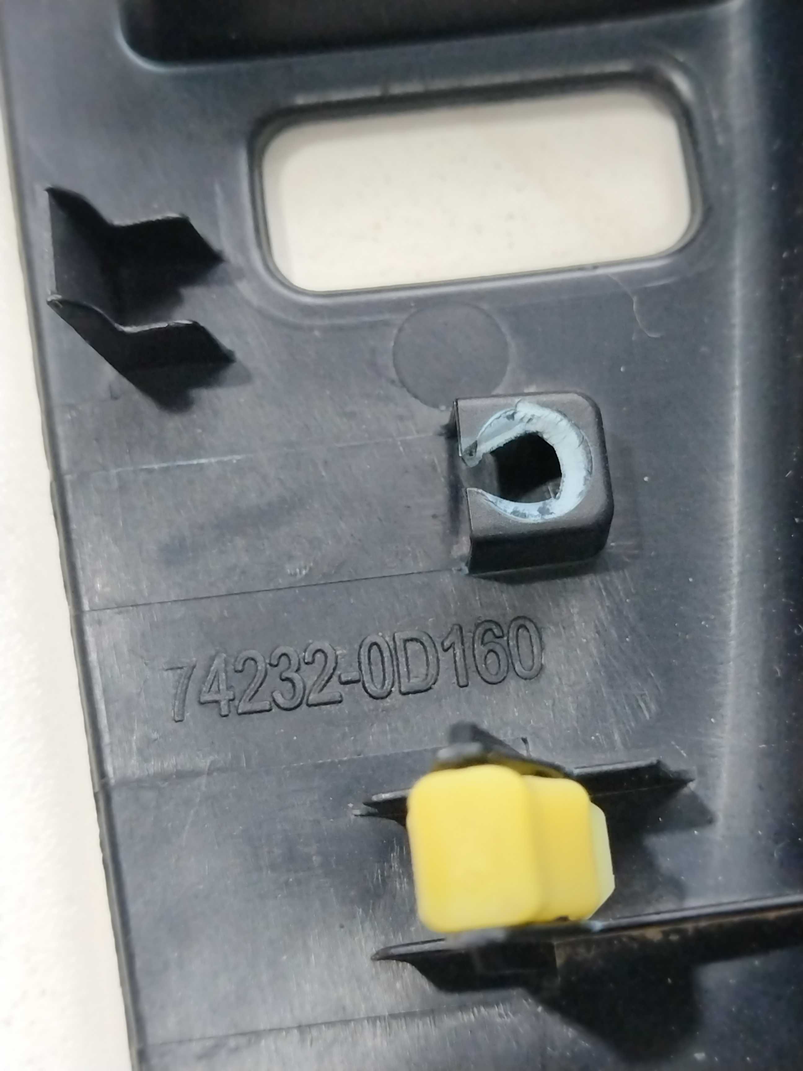 Moldura Botão Vidro Porta Diant Esq Etios 2015 742320d160 5