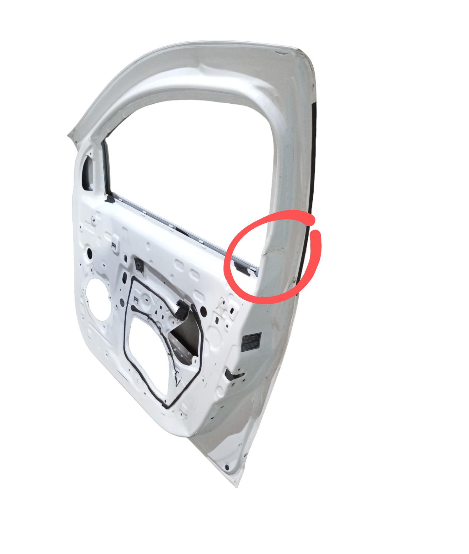 Porta Dianteira Direita Renault Sandero Expression 2016 Dianteira Direito Branco 4