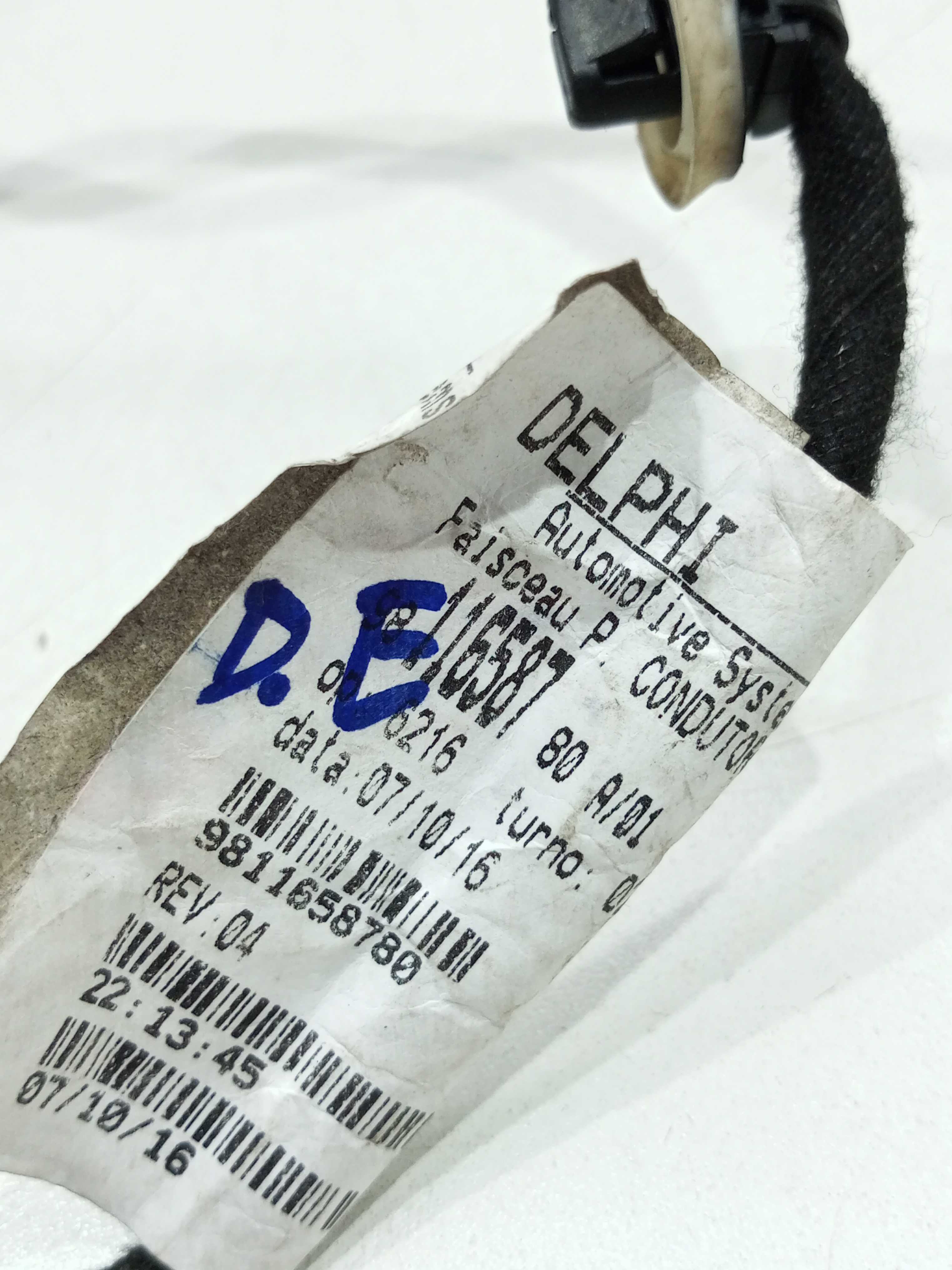 Chicote Porta Dianteira Esquerda Citroen C3 1.6 2014 4