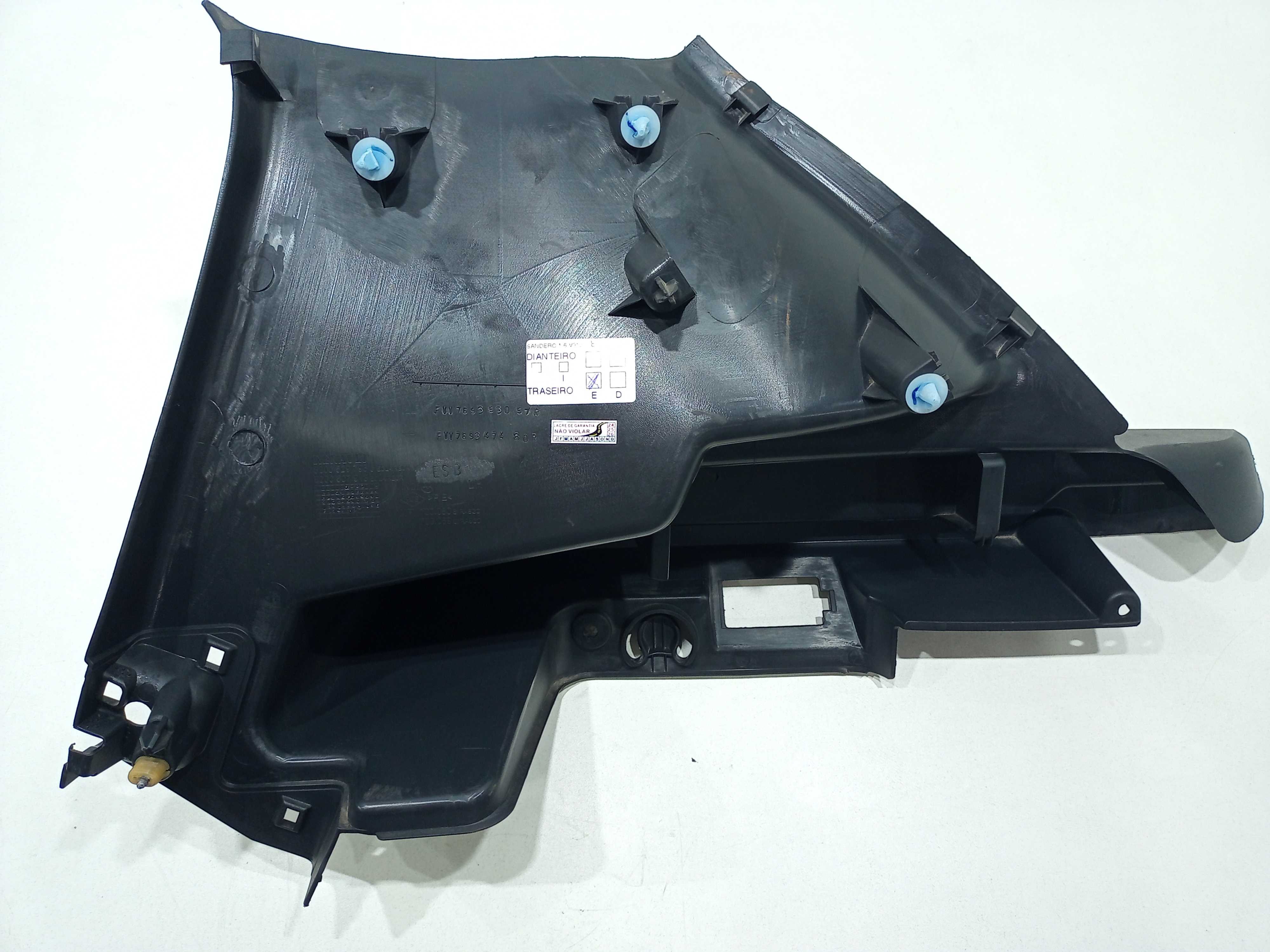 Suporte Bagageiro Lado Esquerdo Renault Sandero 2013 1.6 Preto 1