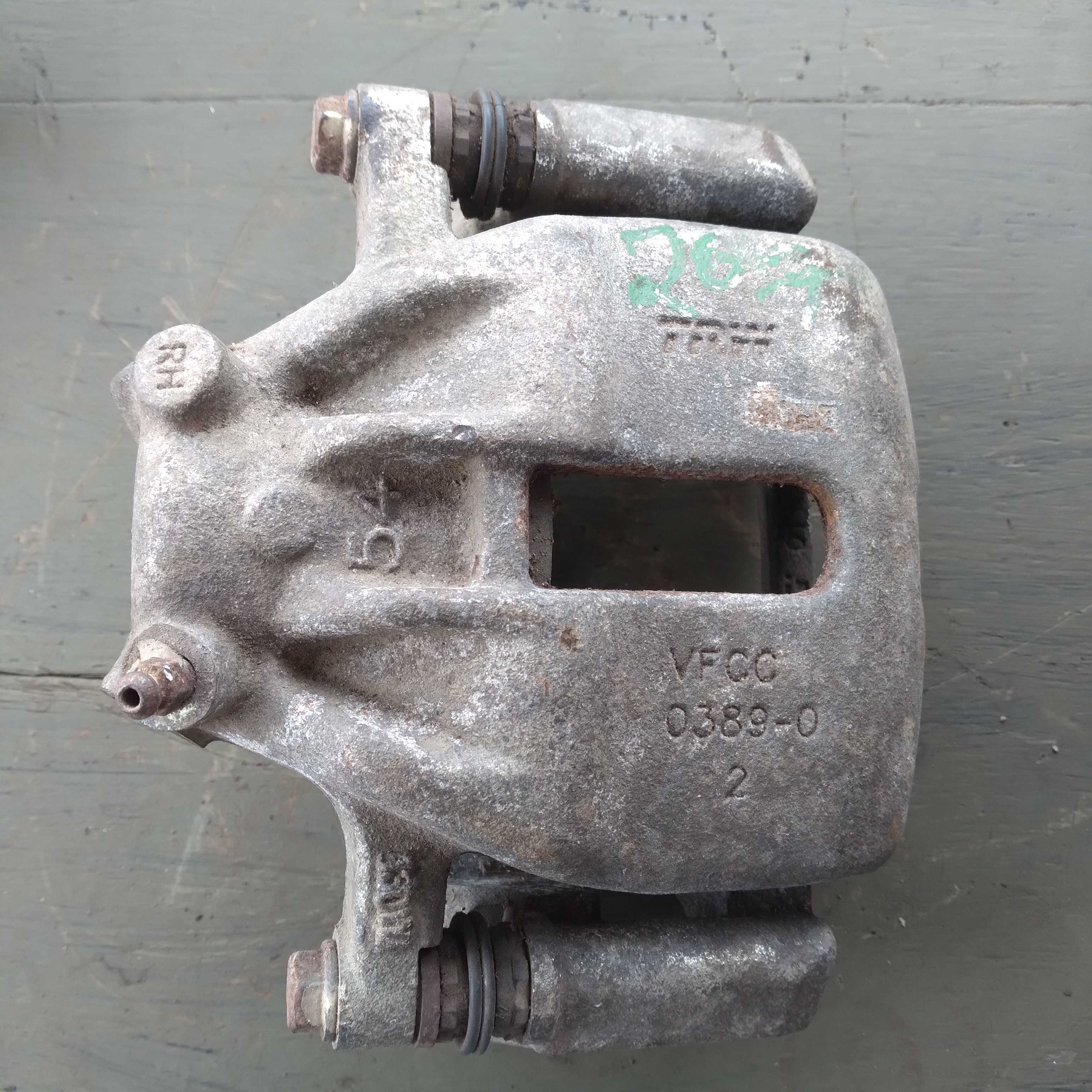 Pinça de freio dianteiro direito 207 206 picasso 1.616v 1.4 2