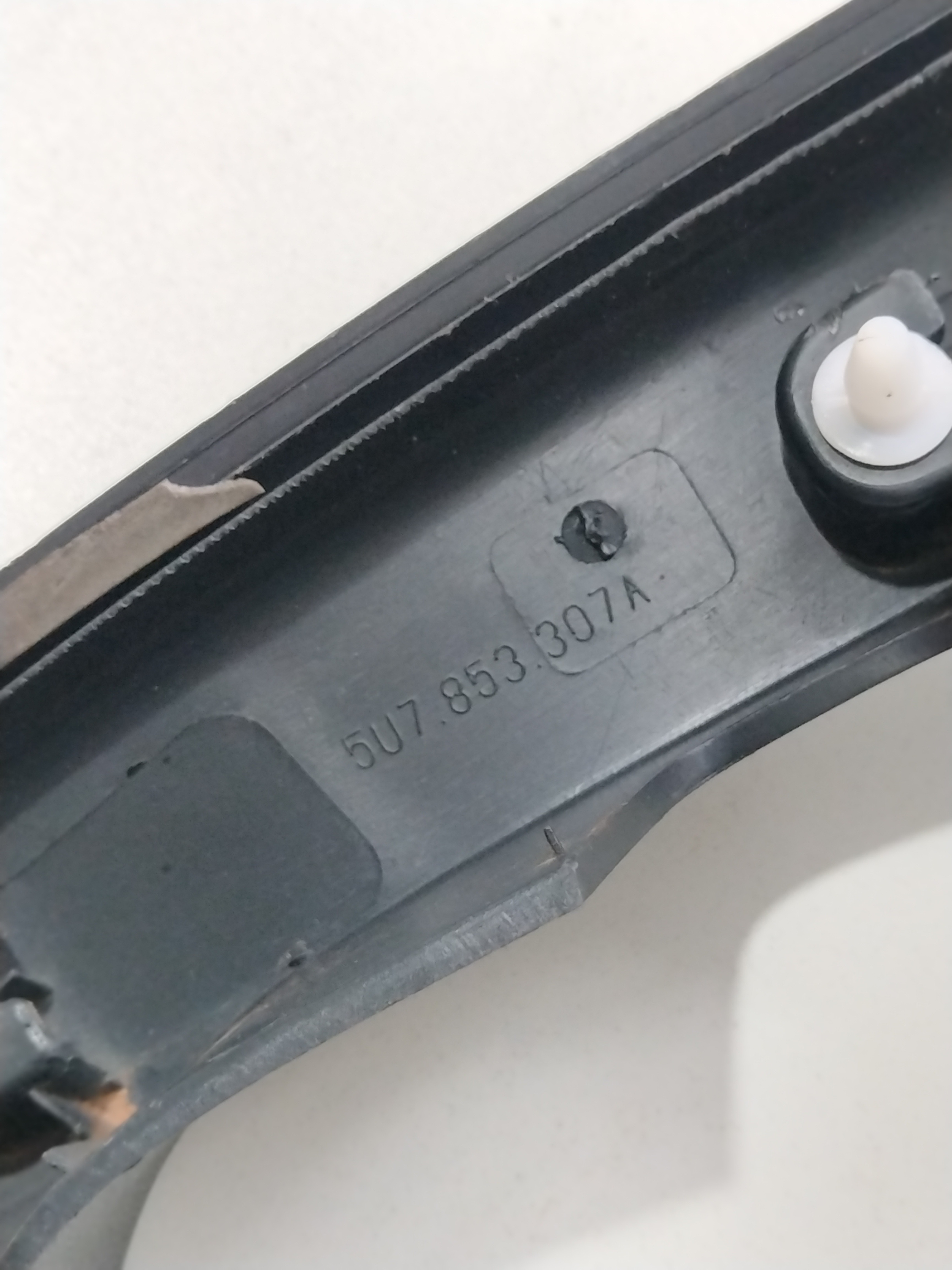Moldura Ext Coluna Esq Caçamba Saveiro 2018 Orig 5u7853307a 3