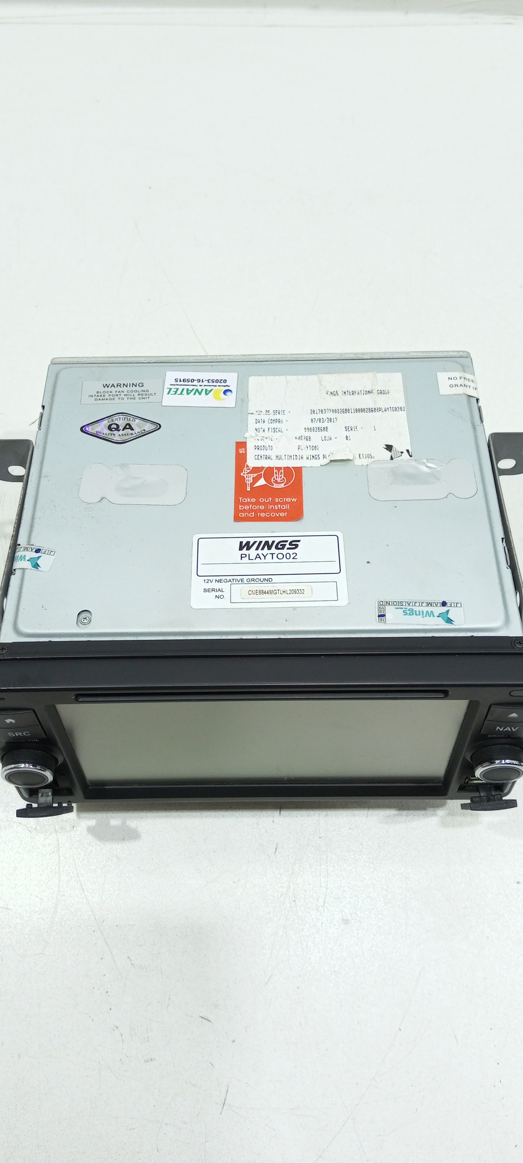 Rádio Multimídia Toyota Etios 1.3 X Hatch 2016 Playto02 8