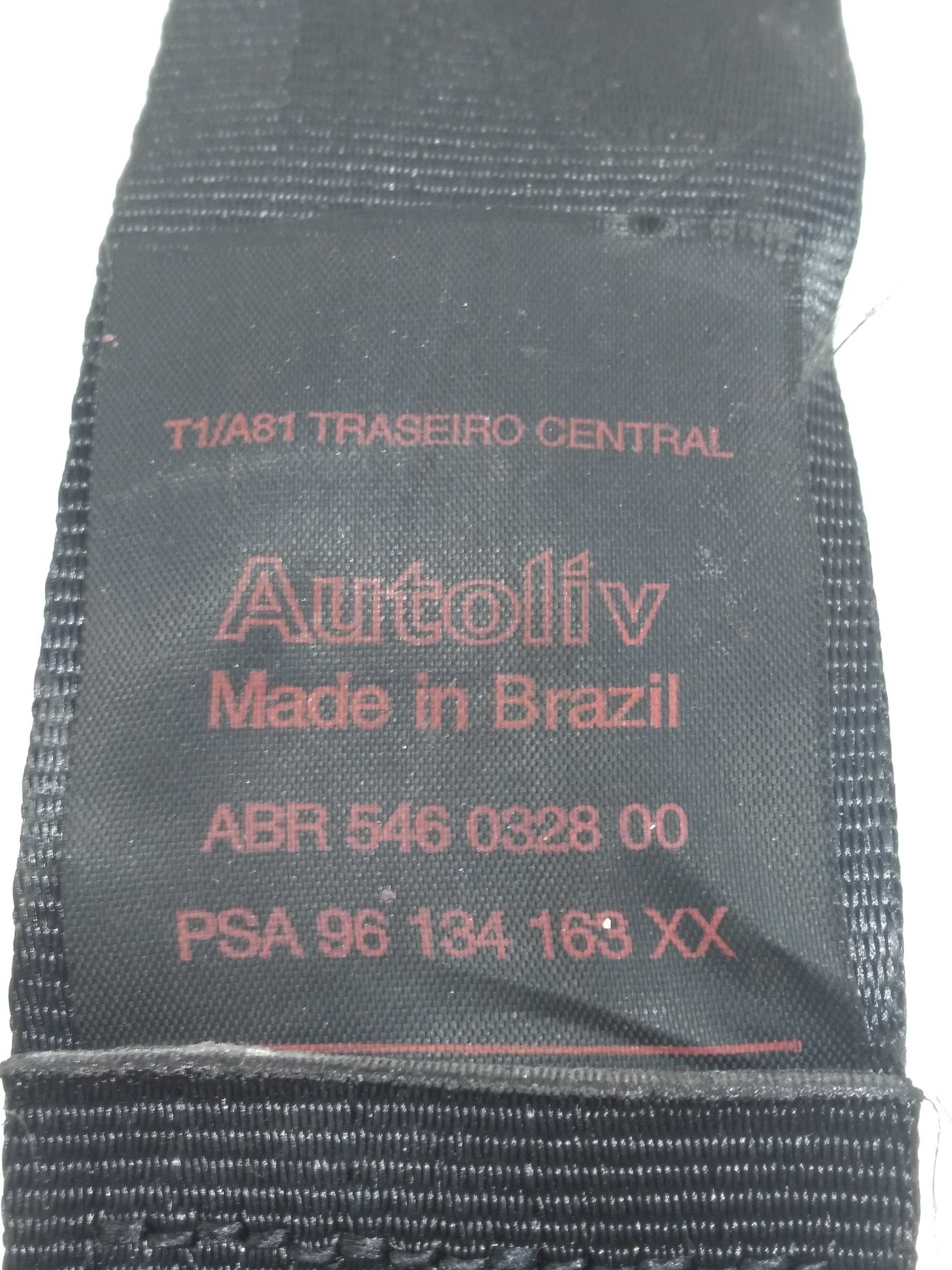 Cinto De Segurança  Central Citroën C3  Glx 1.4 8v 2011 3