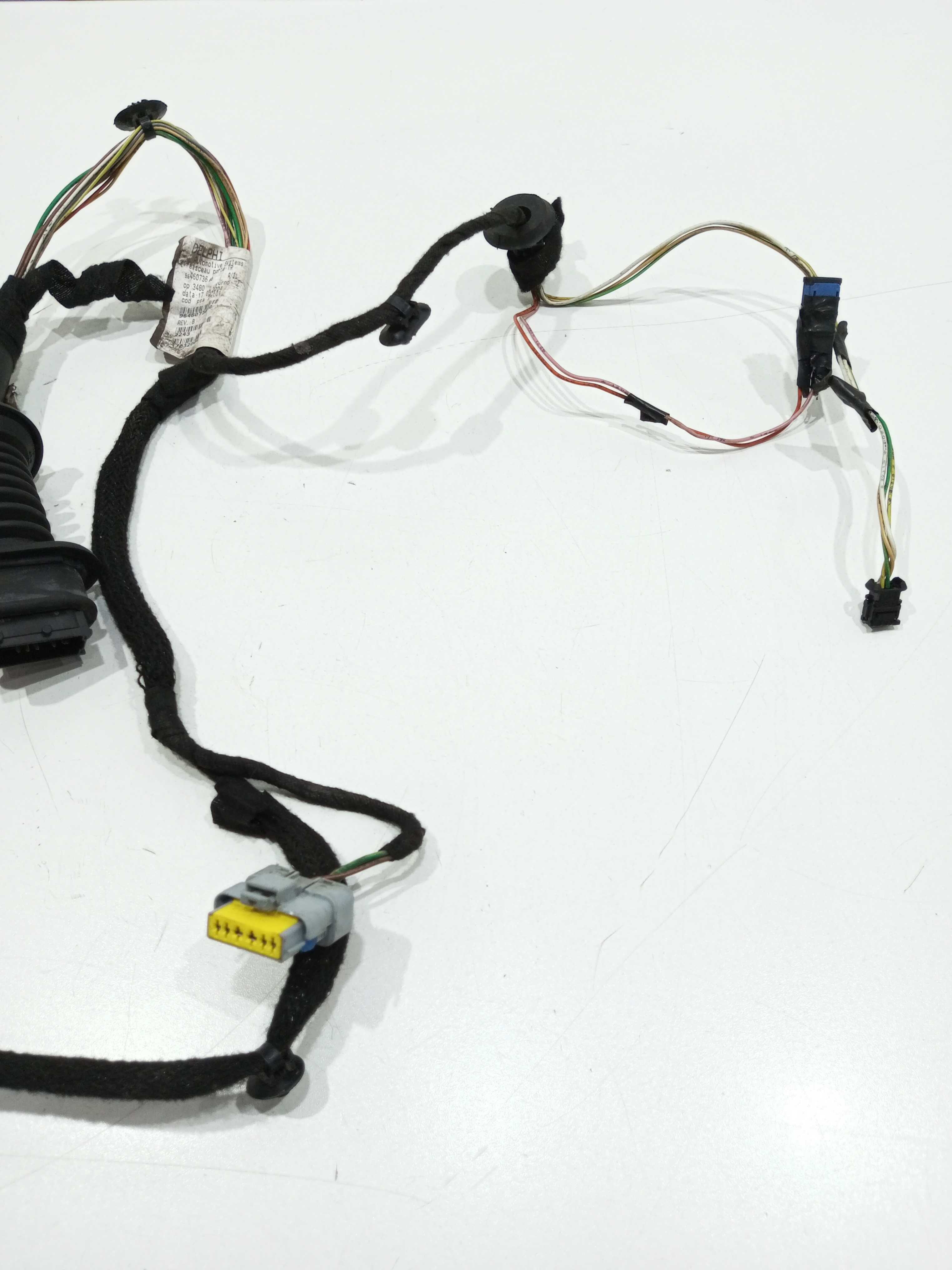 Chicote Porta Traseira Esquerda Peugeot 307 2.0 2004 Rallye 2