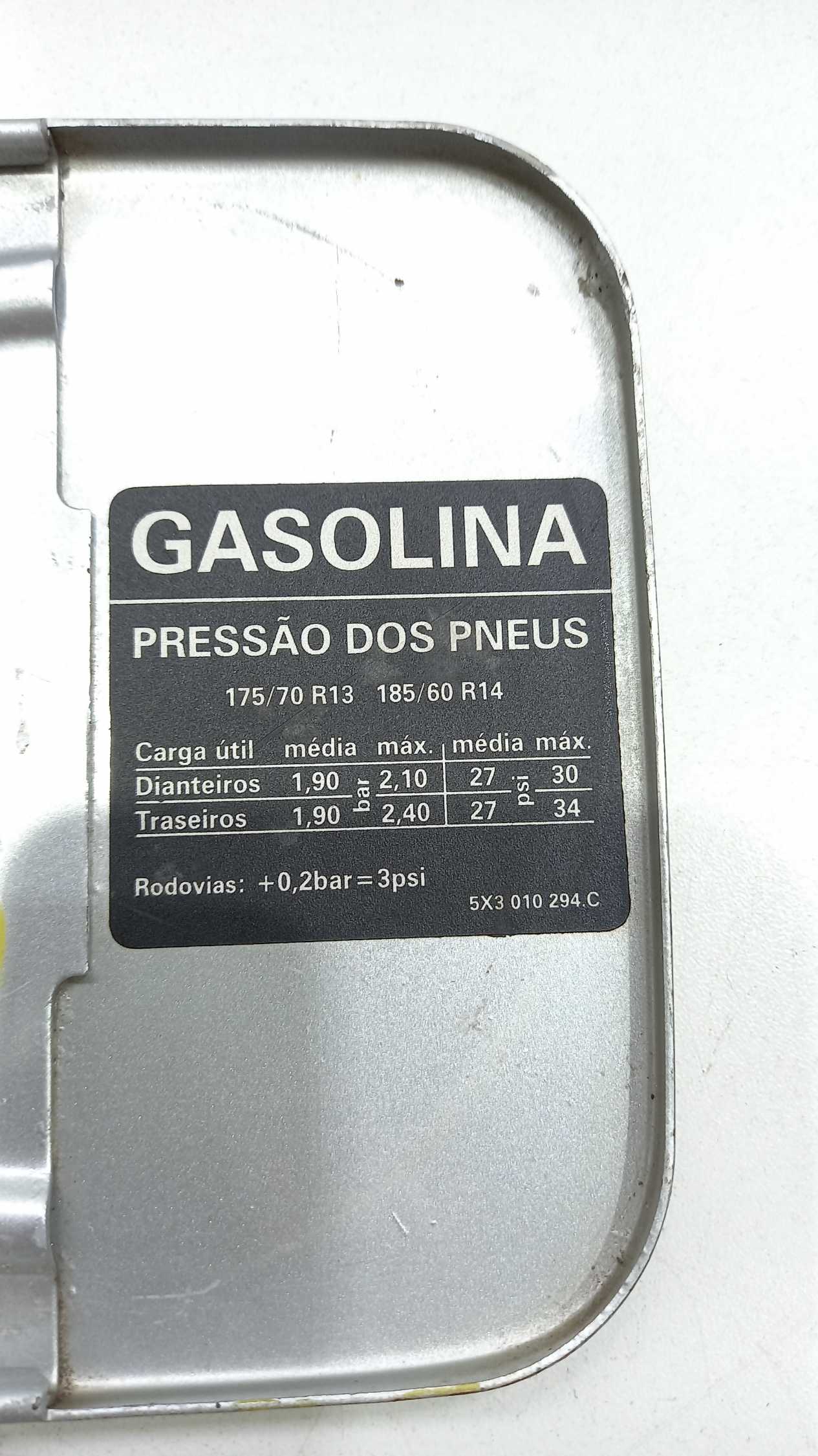 Portinhola Prata Tanque De Combustível Gol G3 2000 3