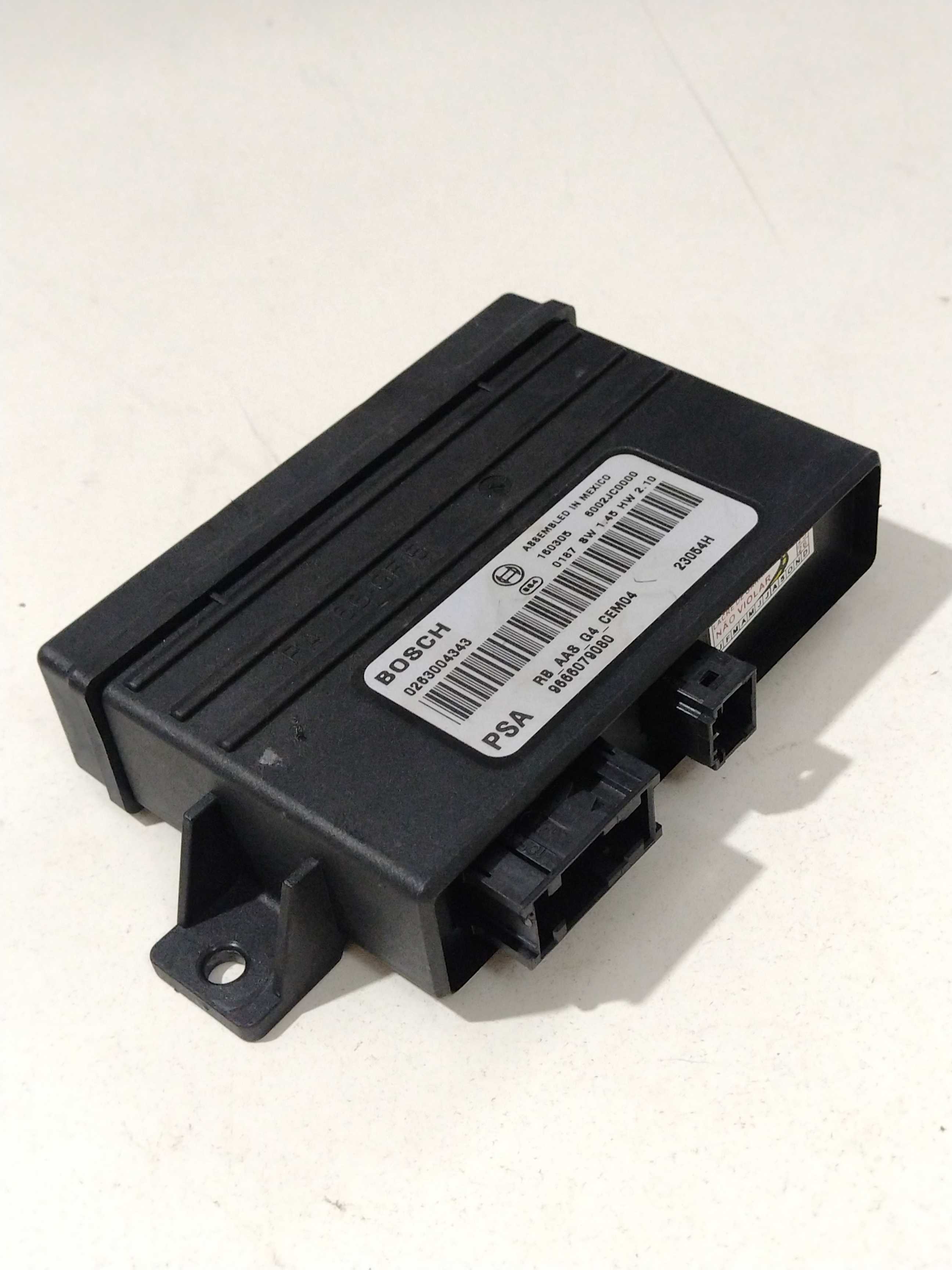 Módulo Sensor Estacionamento Citroen C3 2016 9666079080 2