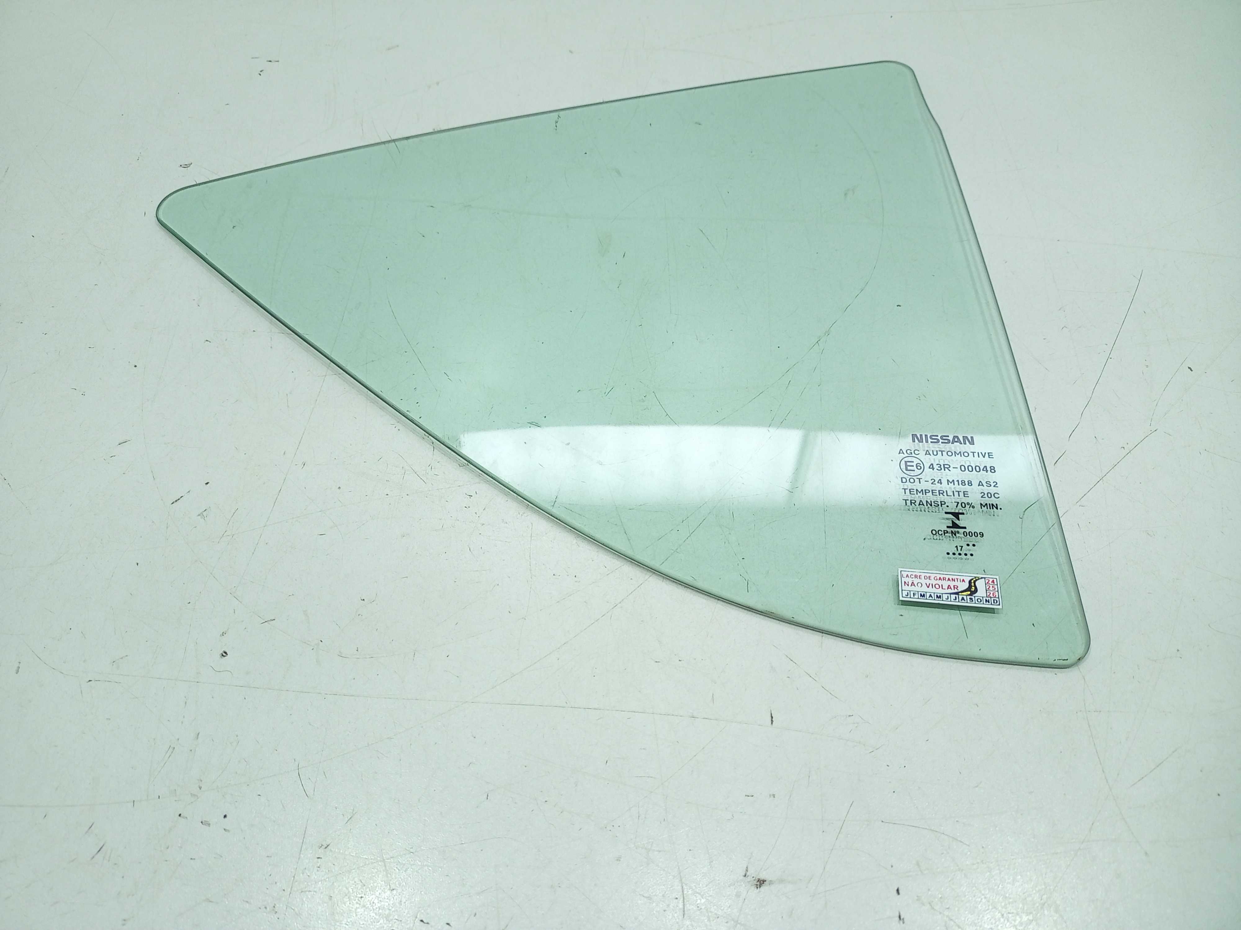 Vidro Fixo Porta Traseira Direita Nissan Versa 1.6 S 2019 1