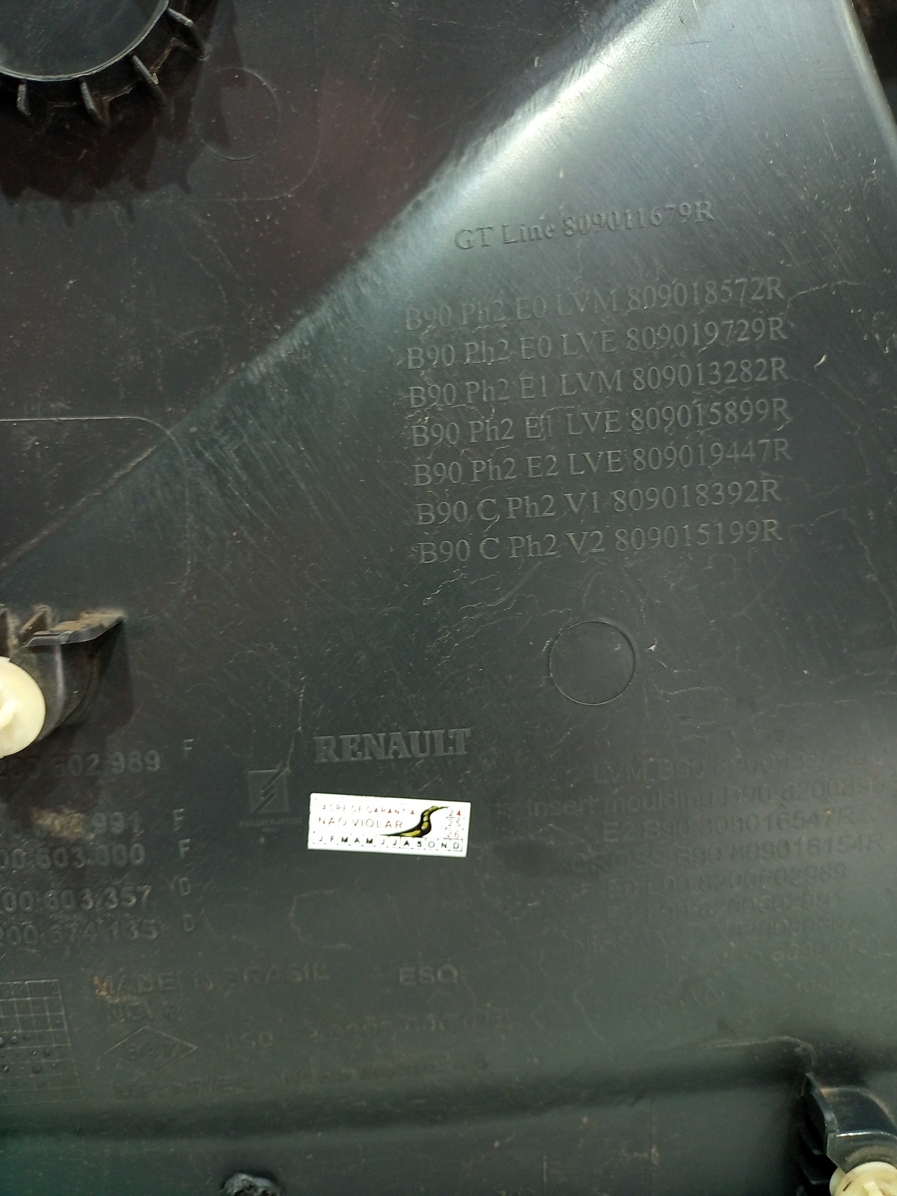 Forro De Porta Dianteiro Lado Esquerdo Renault Sandero 2013 8