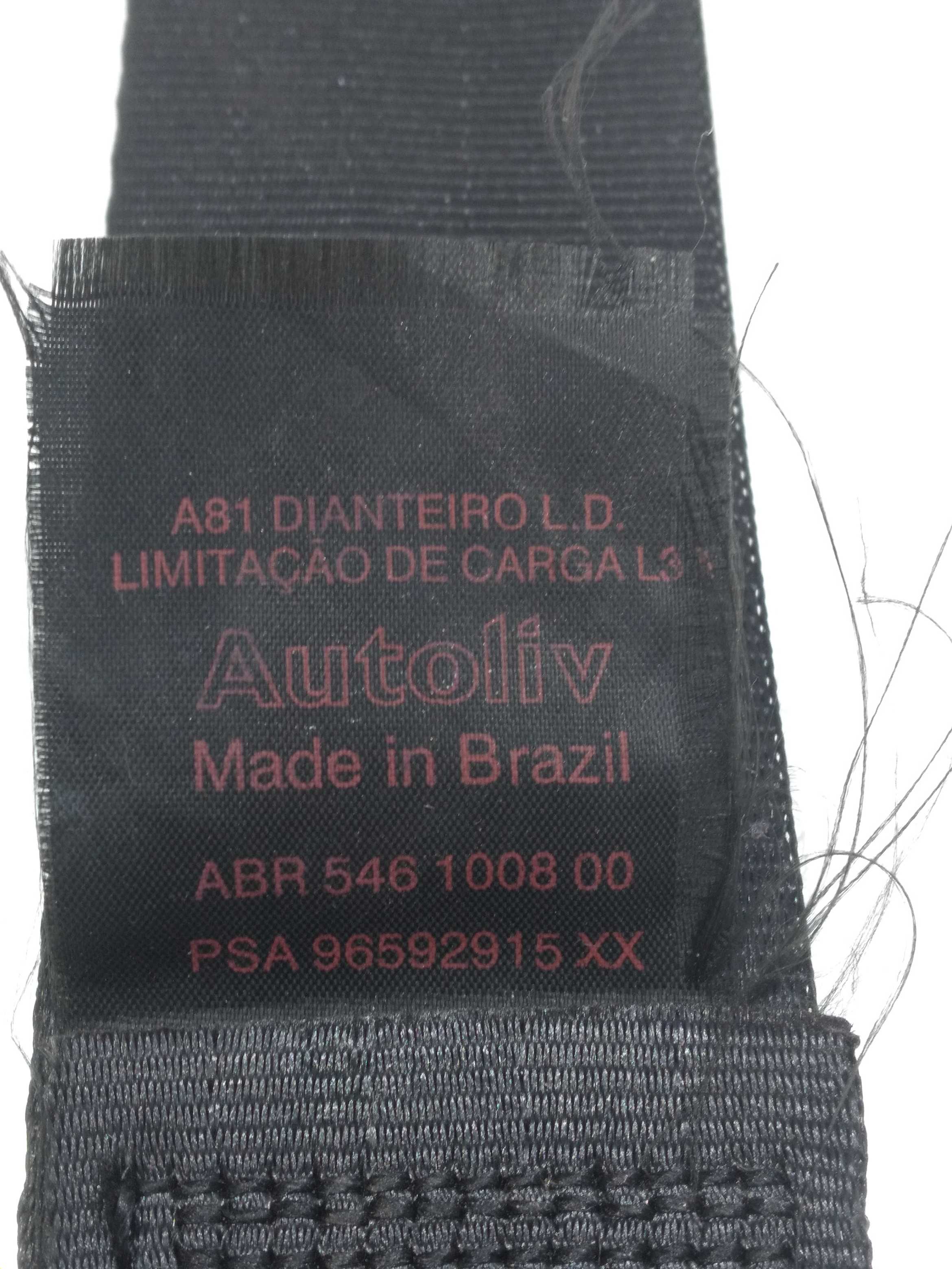 Cinto De Segurança Dianteiro Lado Direito Citroën C3 2011 3